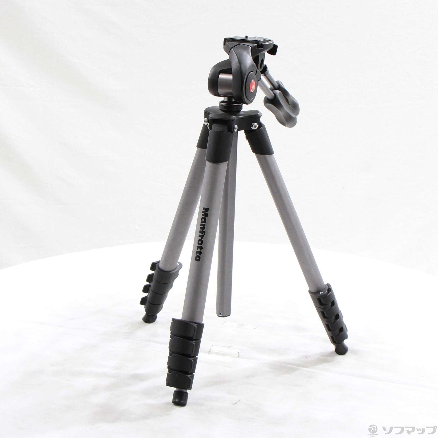 中古】COMPACTアドバンス三脚5段 3ウェイ フォトキット ブラック