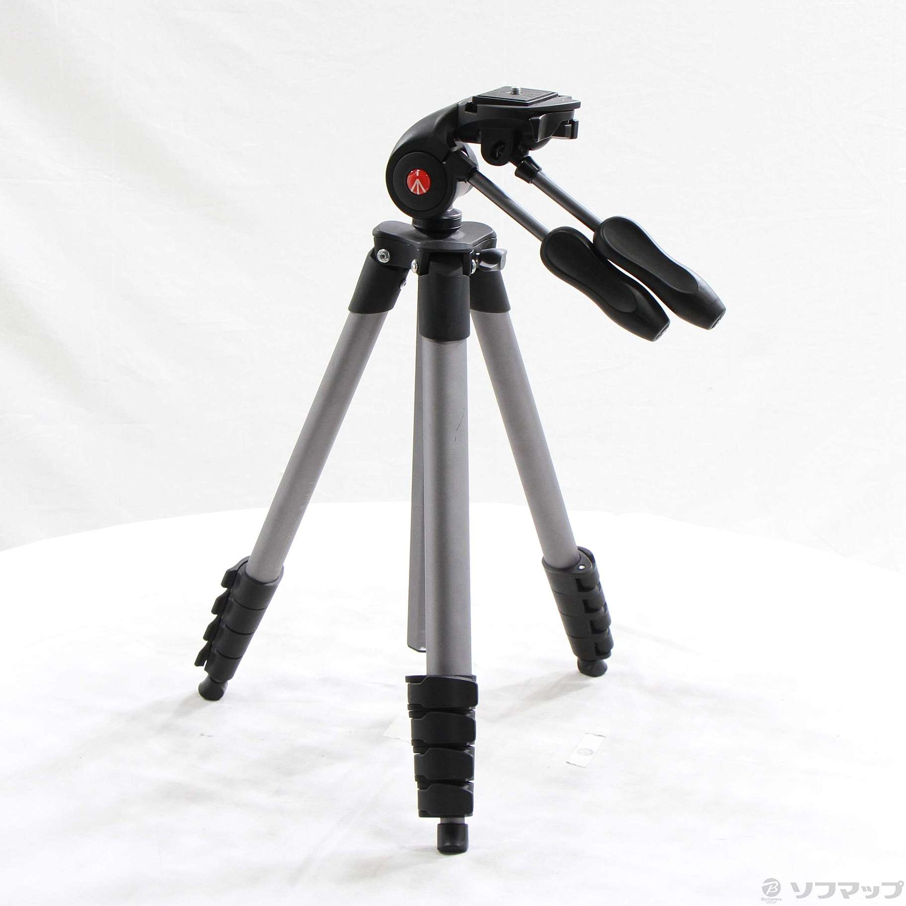 マンフロット Manfrotto 三脚 MKCOMPACTADV ブラック-