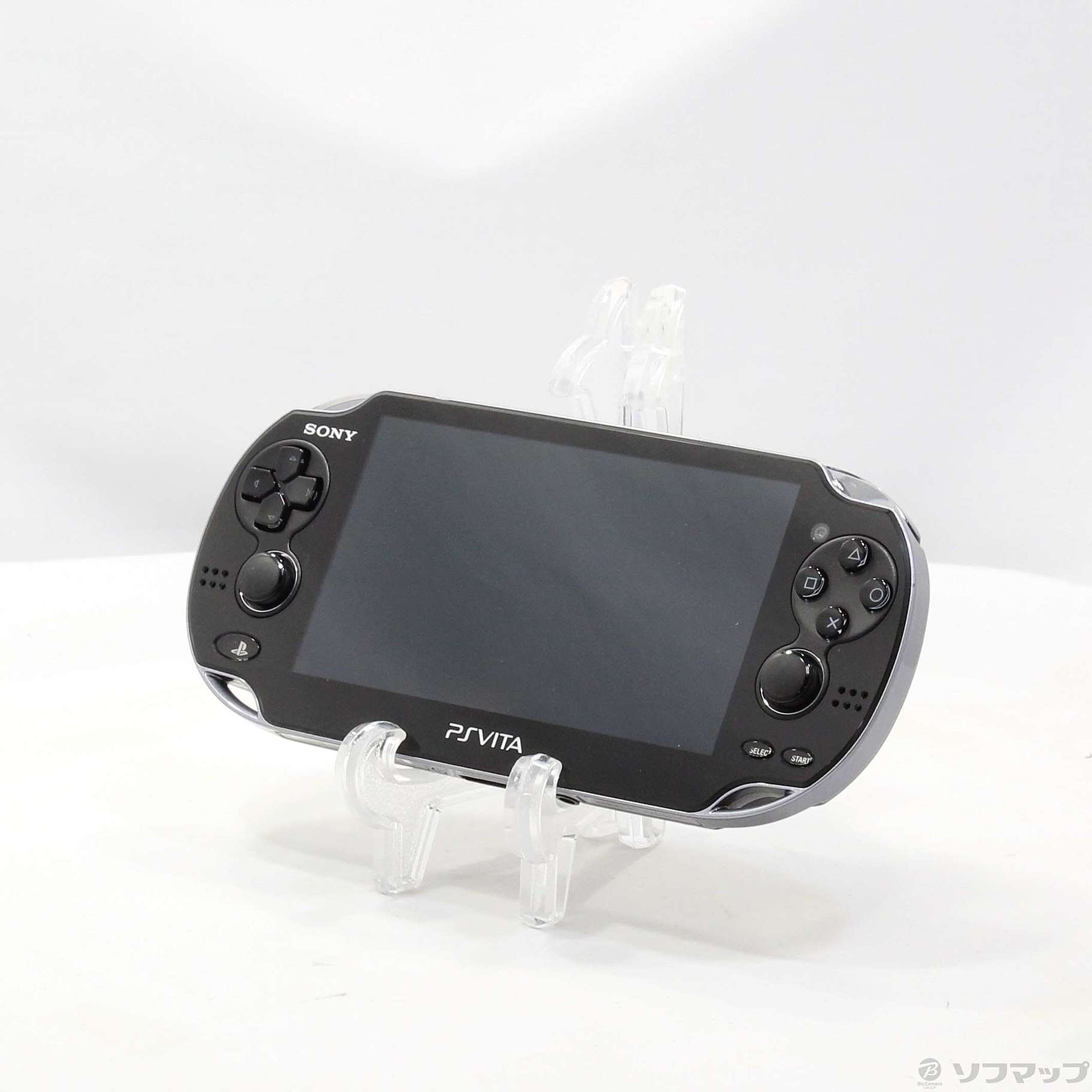 中古】PlayStation Vita 3G／WI-FIモデル クリスタルブラック PCH