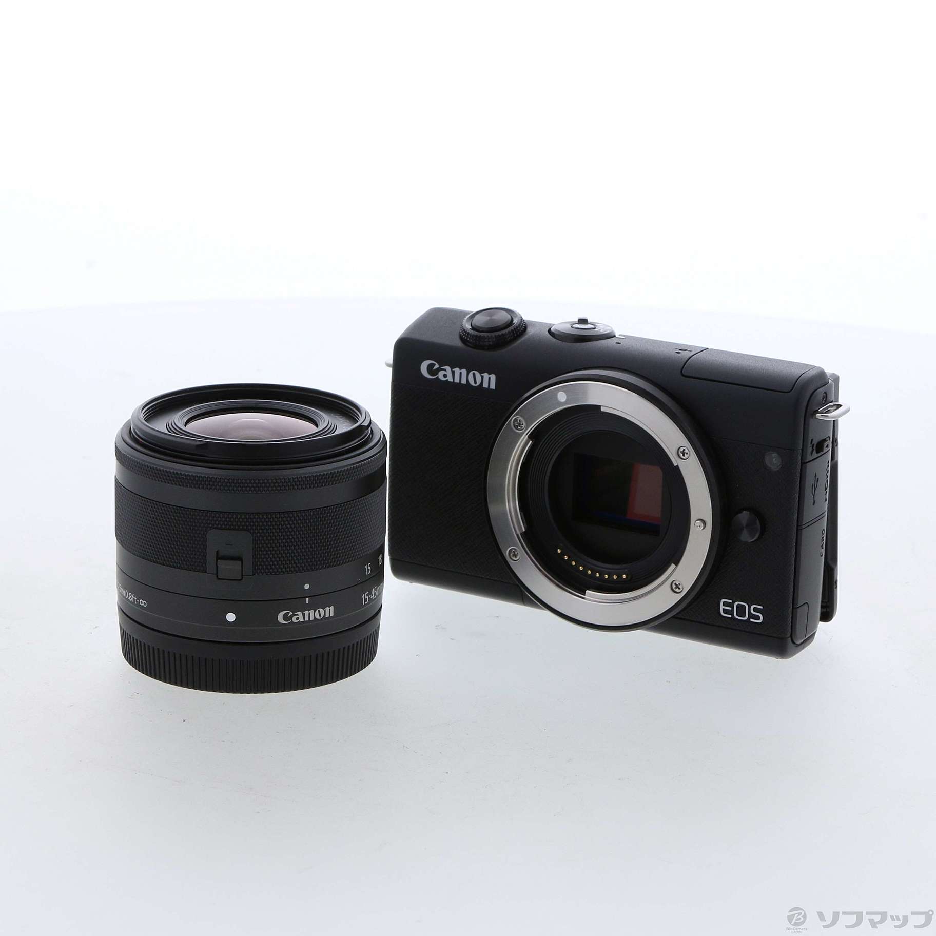 中古】EOS M200 EF-M15-45 IS STM レンズキット ブラック ...