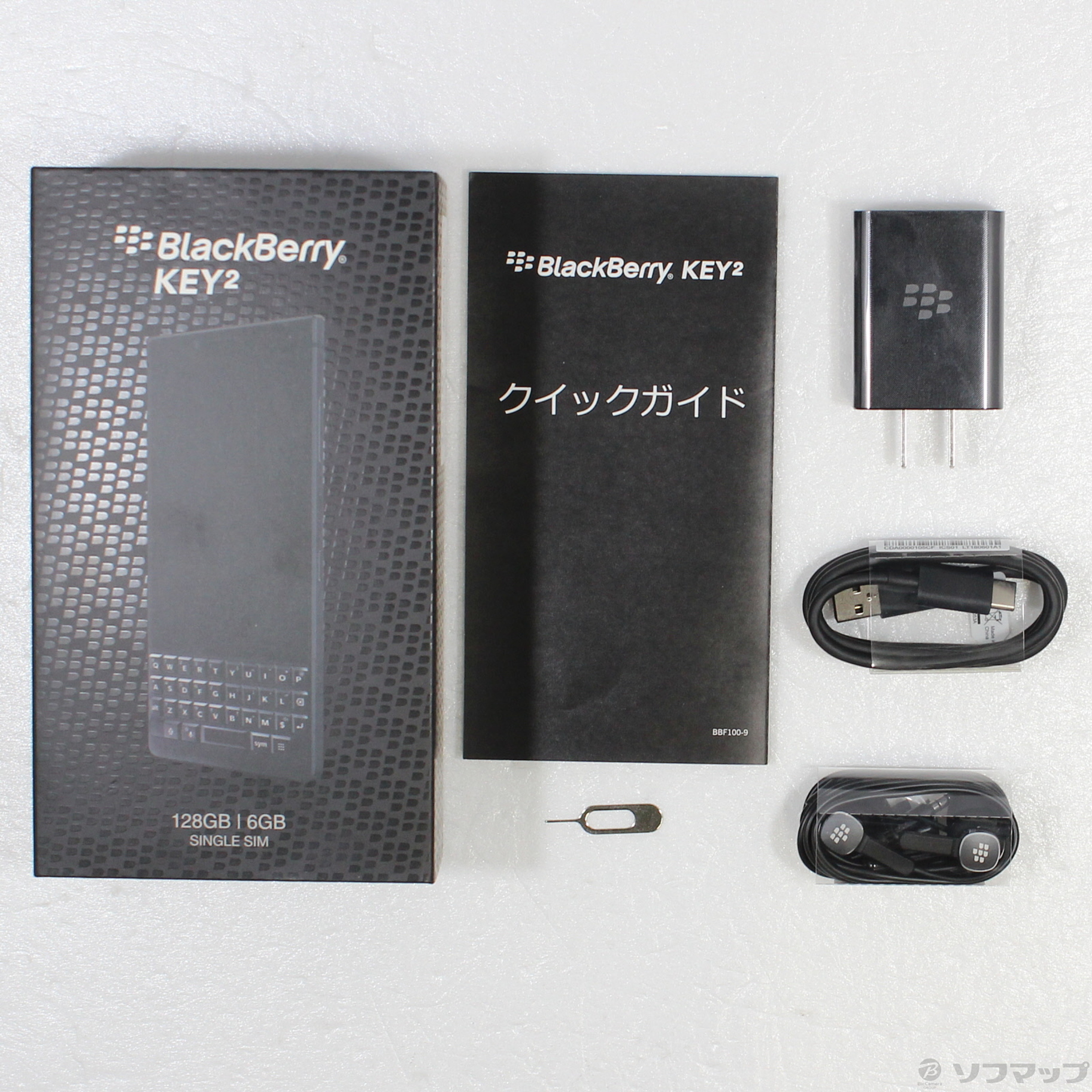 BlackBerry KEY2 Black BBF 100-9 SIMフリー - スマートフォン本体