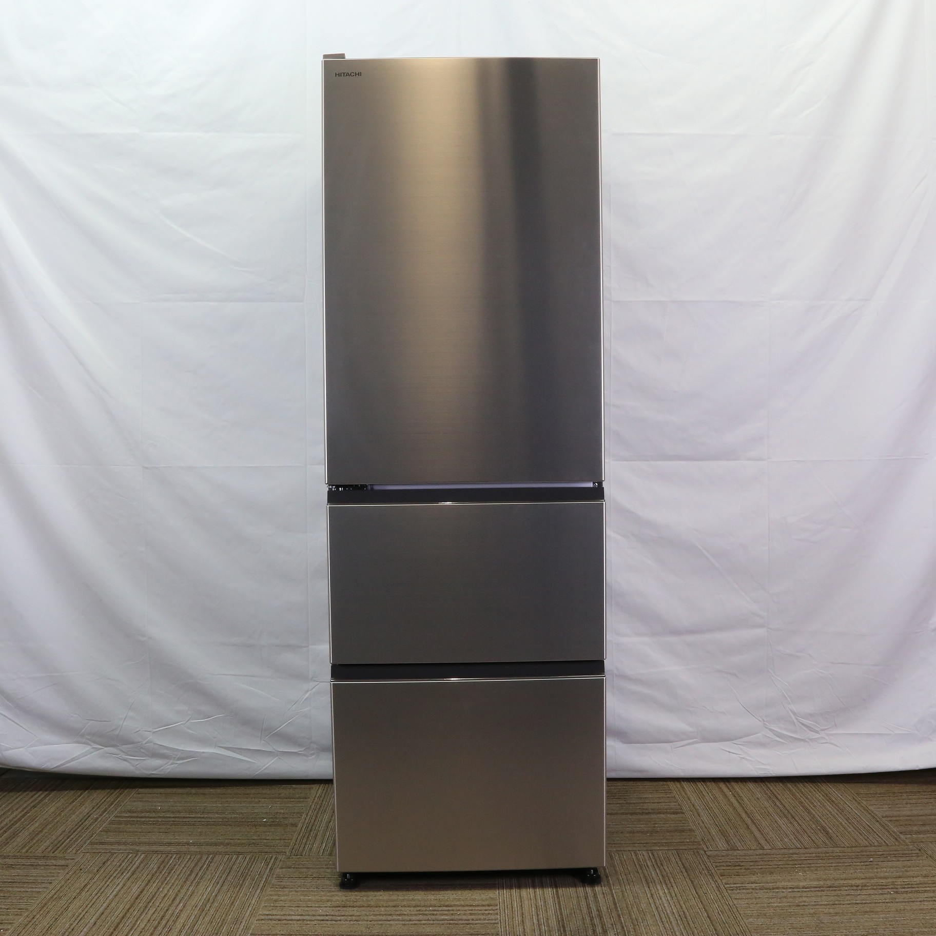 中古】〔展示品〕 冷蔵庫 Vタイプ シャンパン R-V38RVL-N ［3ドア ／左