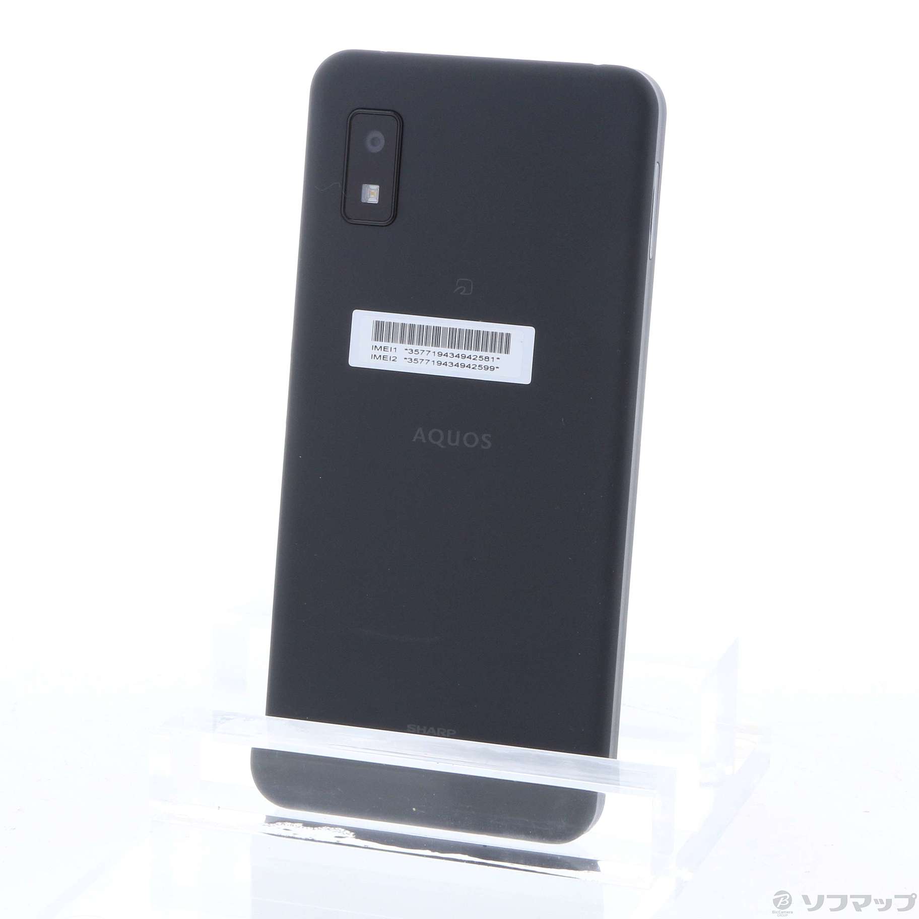 中古】AQUOS wish 64GB チャコール SHG06 auロック解除SIMフリー