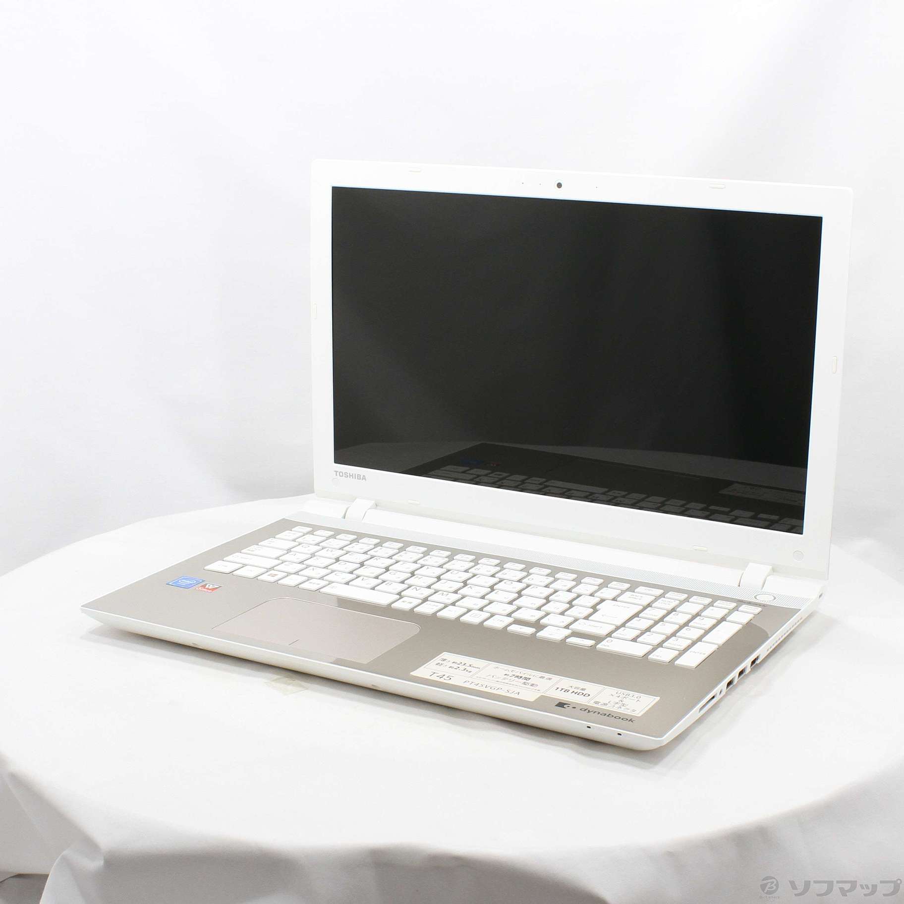 中古】dynabook T45／VG PT45VGP-SJA サテンゴールド 〔Windows 10