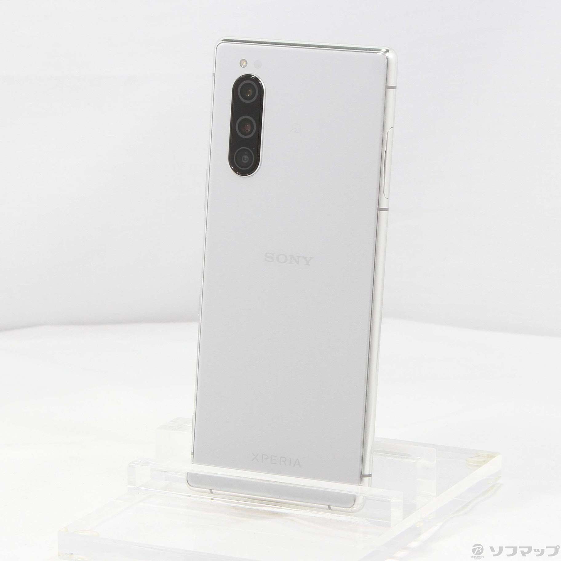 中古】Xperia 5 64GB グレー SOV41 auロック解除SIMフリー