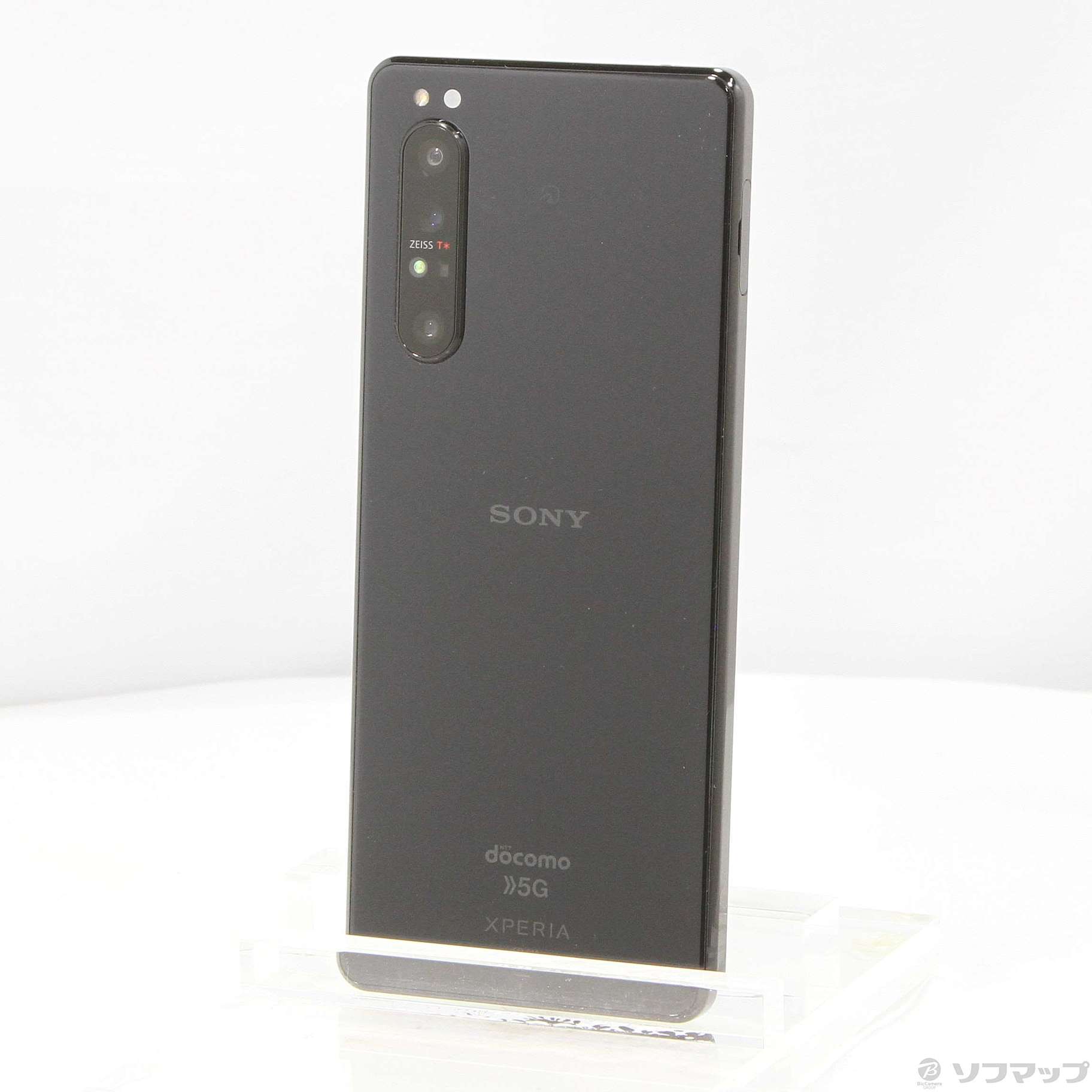 中古】Xperia 1 II 128GB ブラック SO-51A docomoロック解除SIMフリー