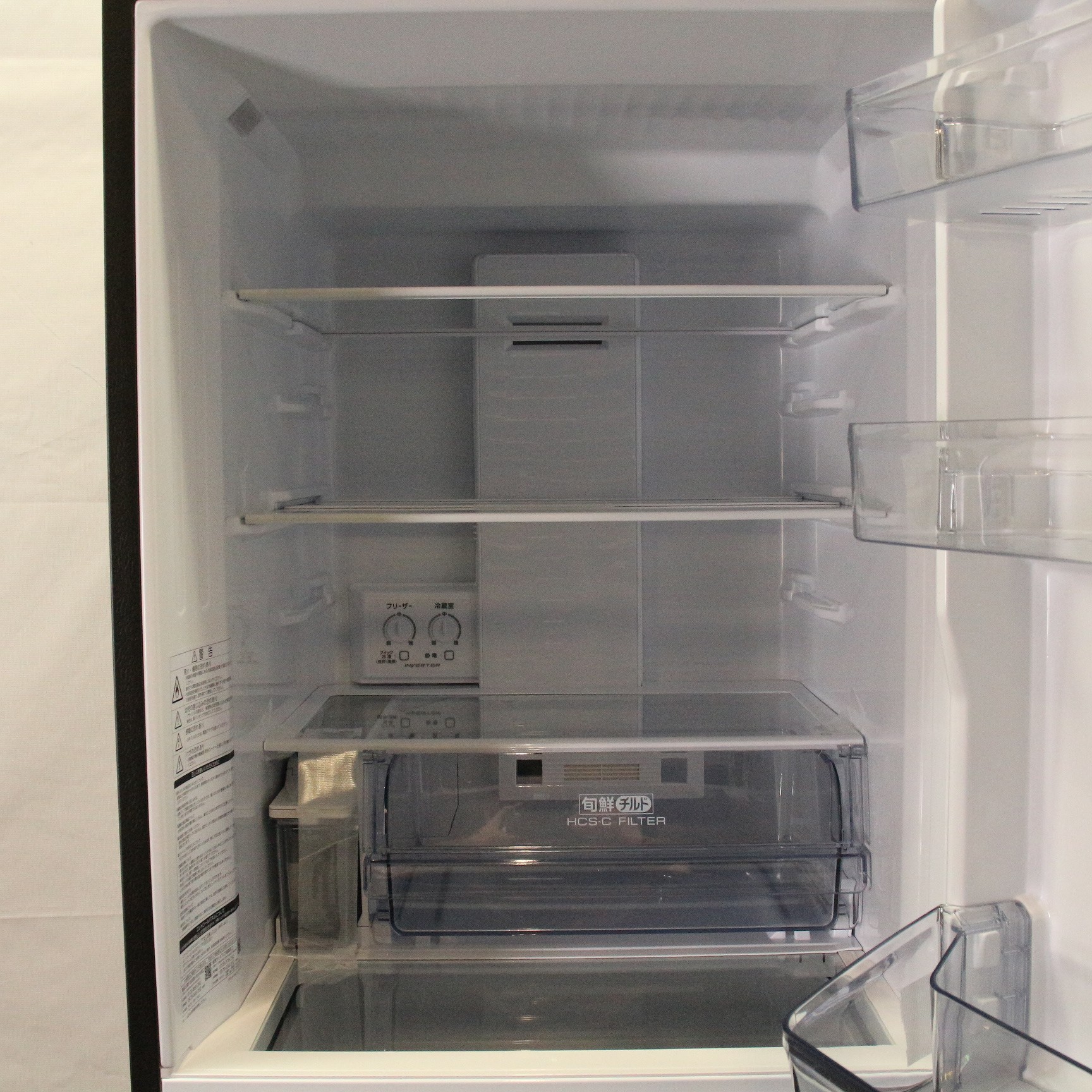 AQUA アクア 自動製氷 ノンフロン冷凍冷蔵庫 AQR-V37M(K)368L - 冷蔵庫