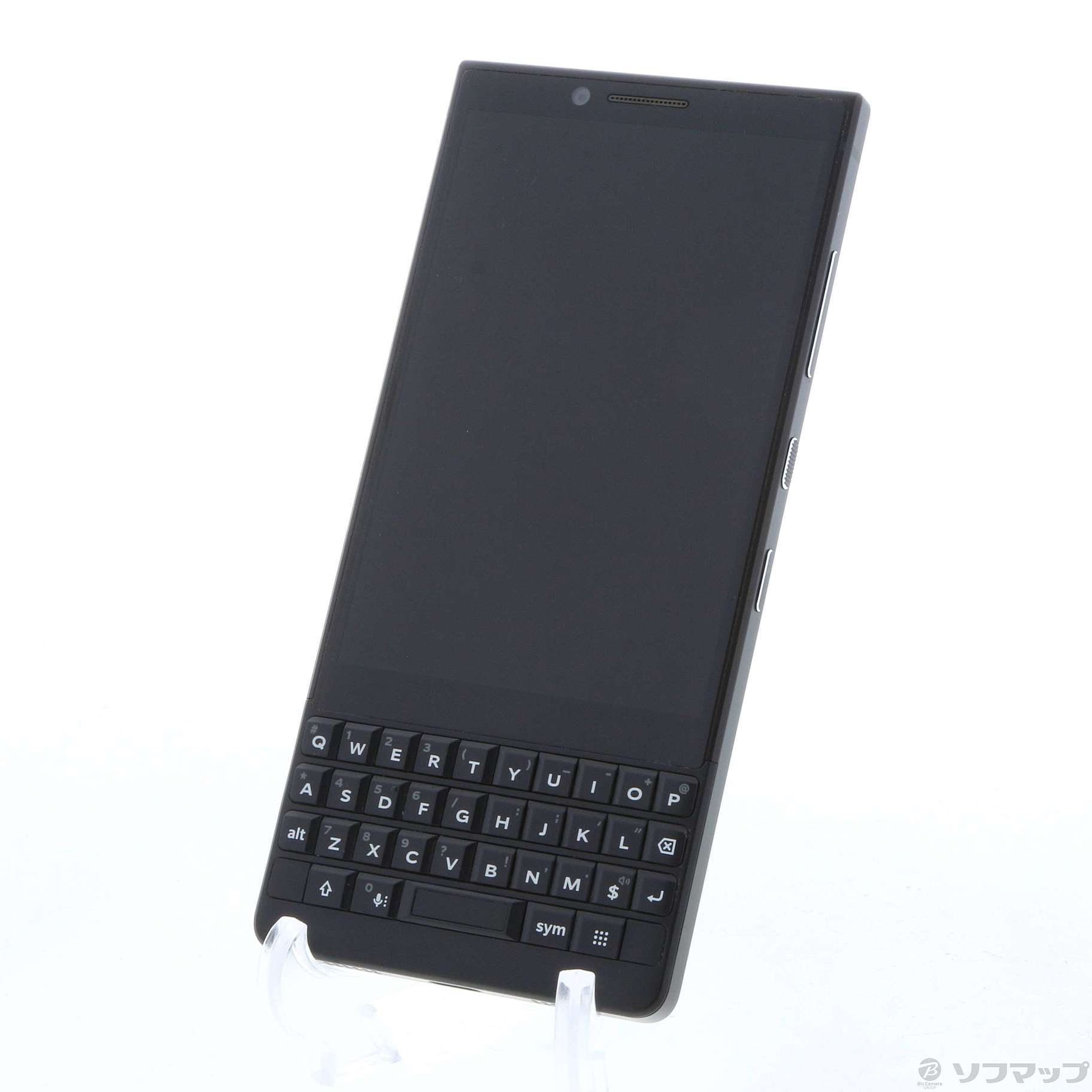 中古】BlackBerry KEY2 128GB ブラック BBF1009 SIMフリー ◇08/10(水