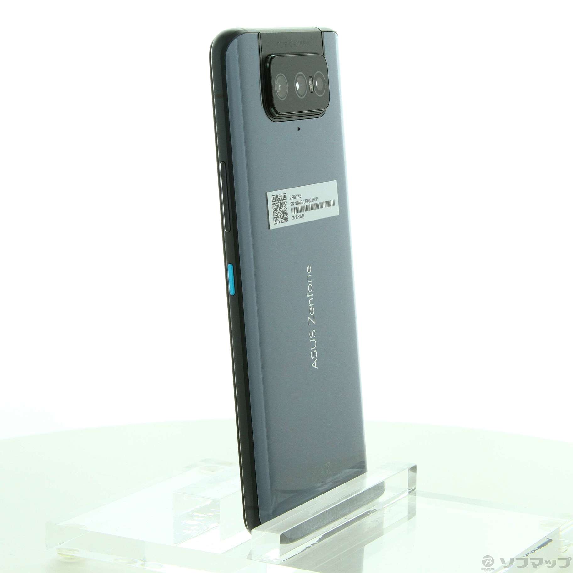 中古】Zenfone 8 Flip 128GB ギャラクティックブラック ZS672KS