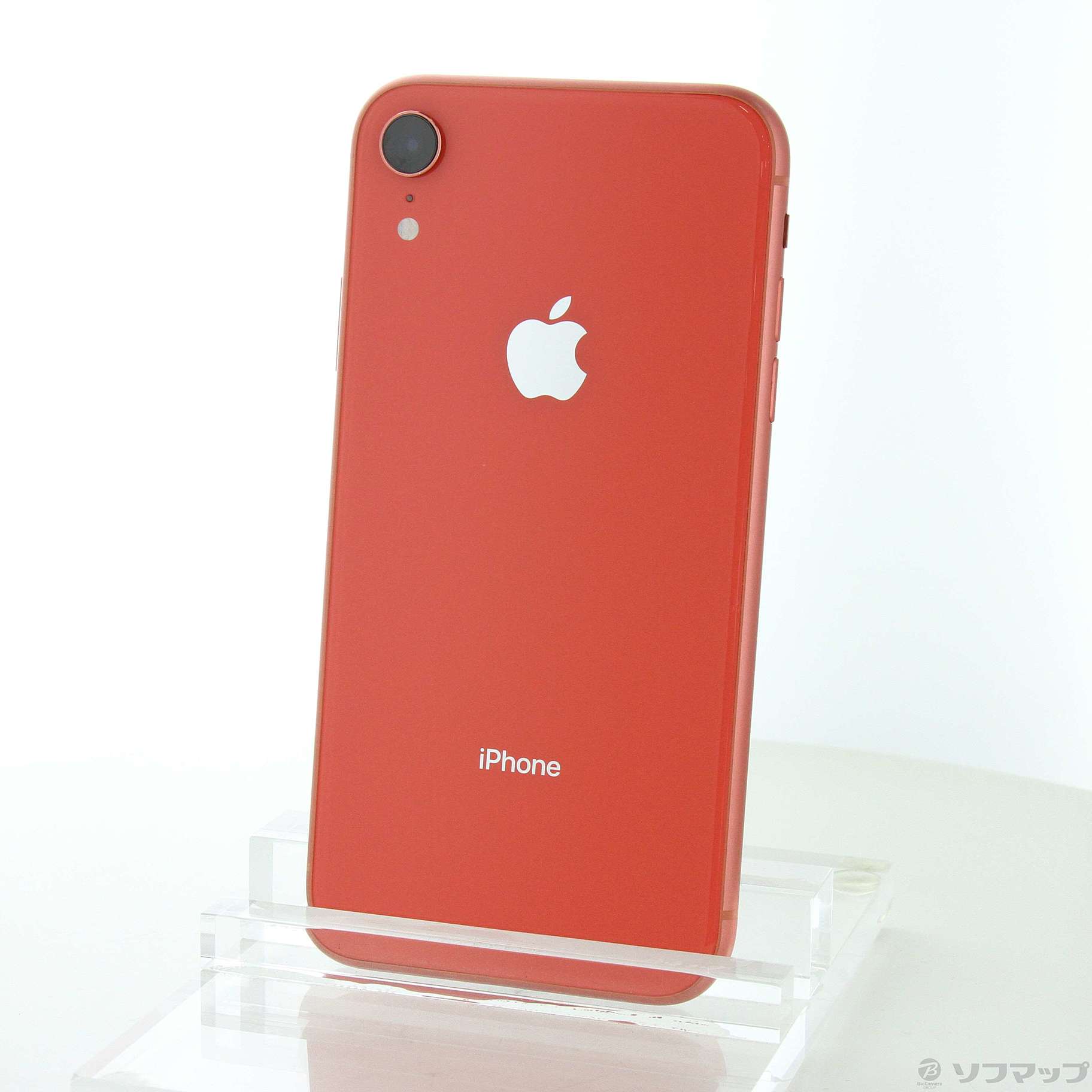 中古】iPhoneXR 128GB コーラル MT0T2J／A SIMフリー 〔ネットワーク