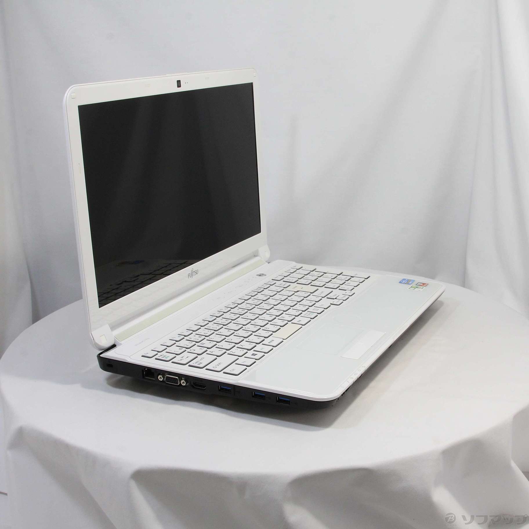 中古】格安安心パソコン LIFEBOOK AH53／K FMVA53KWP アーバンホワイト 