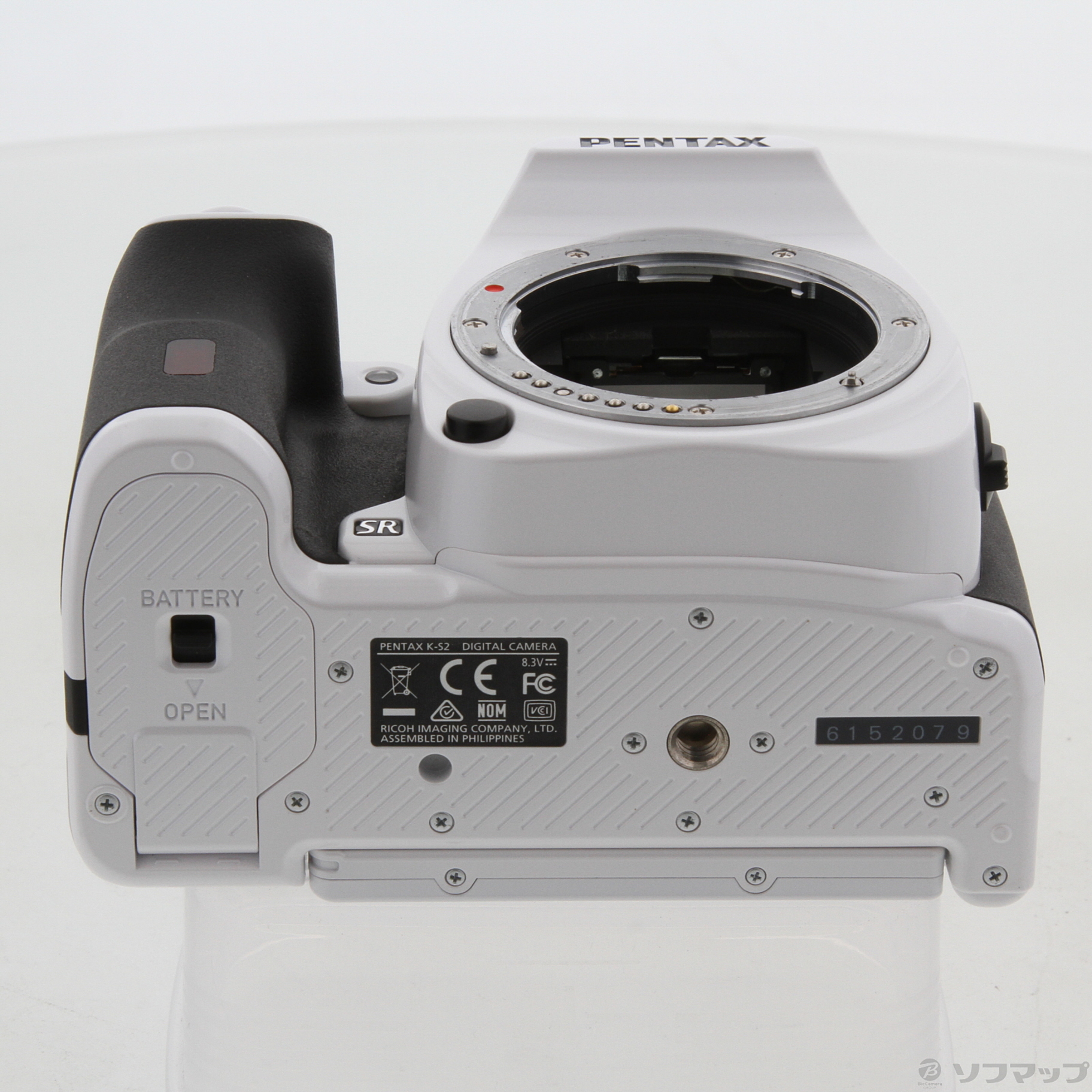 ペンタックス PENTAX K-S2 ボディ ホワイト×レーシングストライプ