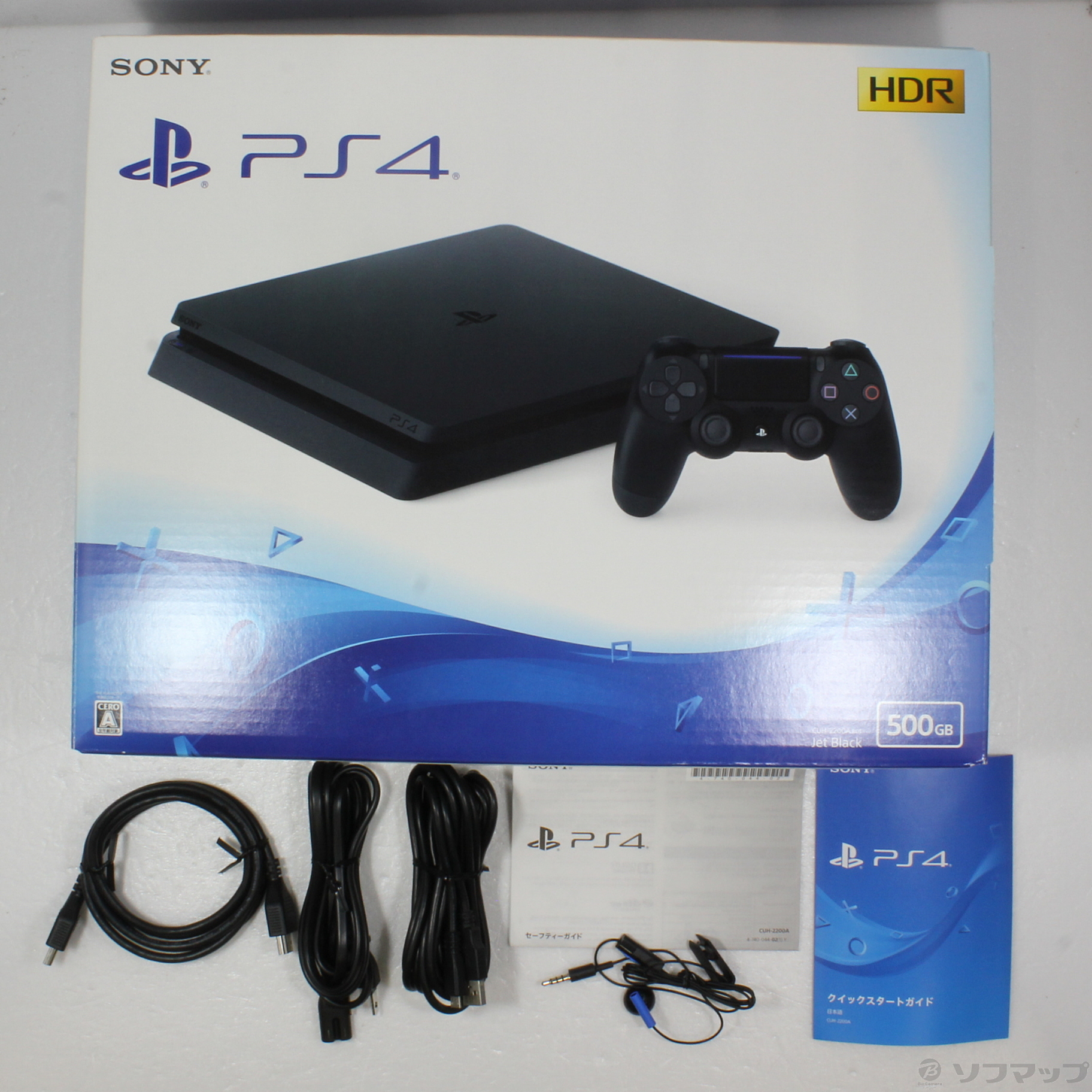 だとわかり PlayStation4 - PlayStation4 CUH-2200A JET BLACK 500GBの通販 by