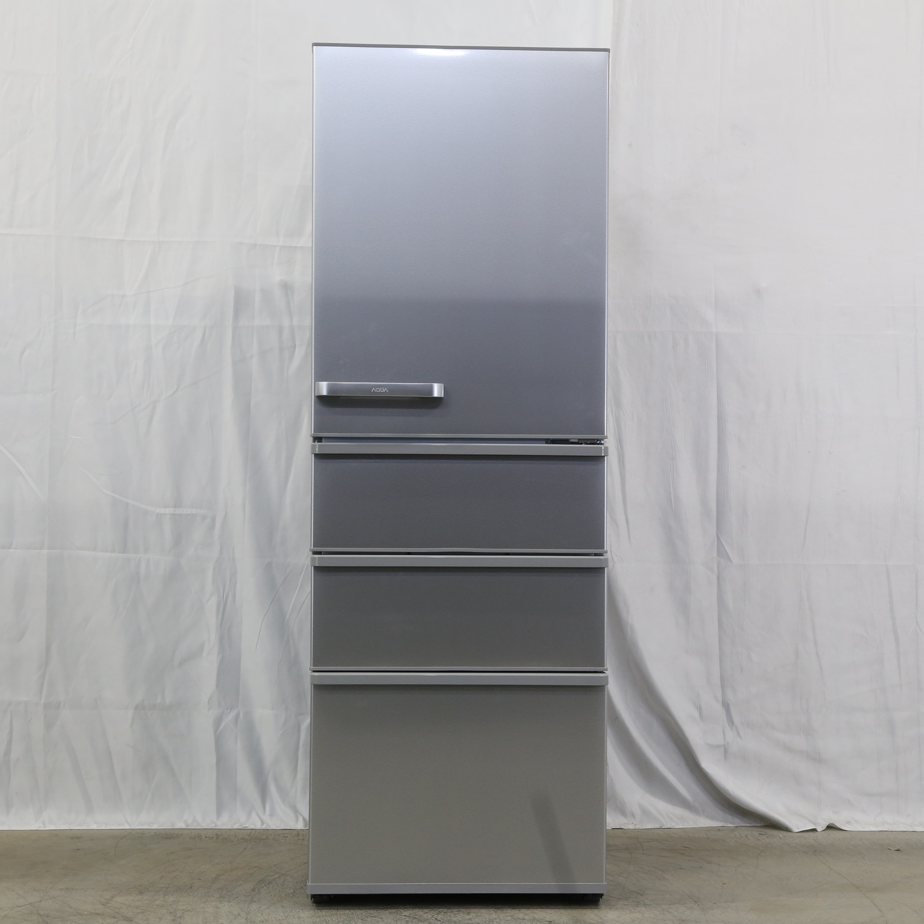 未使用 アクア AQUA 4ドア冷凍冷蔵庫 AQR-36M シルバー 21年製 - 冷蔵庫