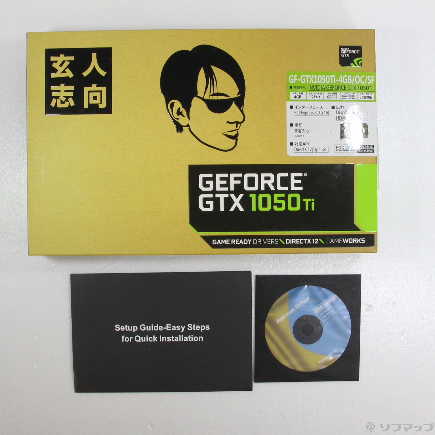 中古品GF-GTX1050Ti-4GB/OC/SF|no邮购是Sofmap[sofmap]