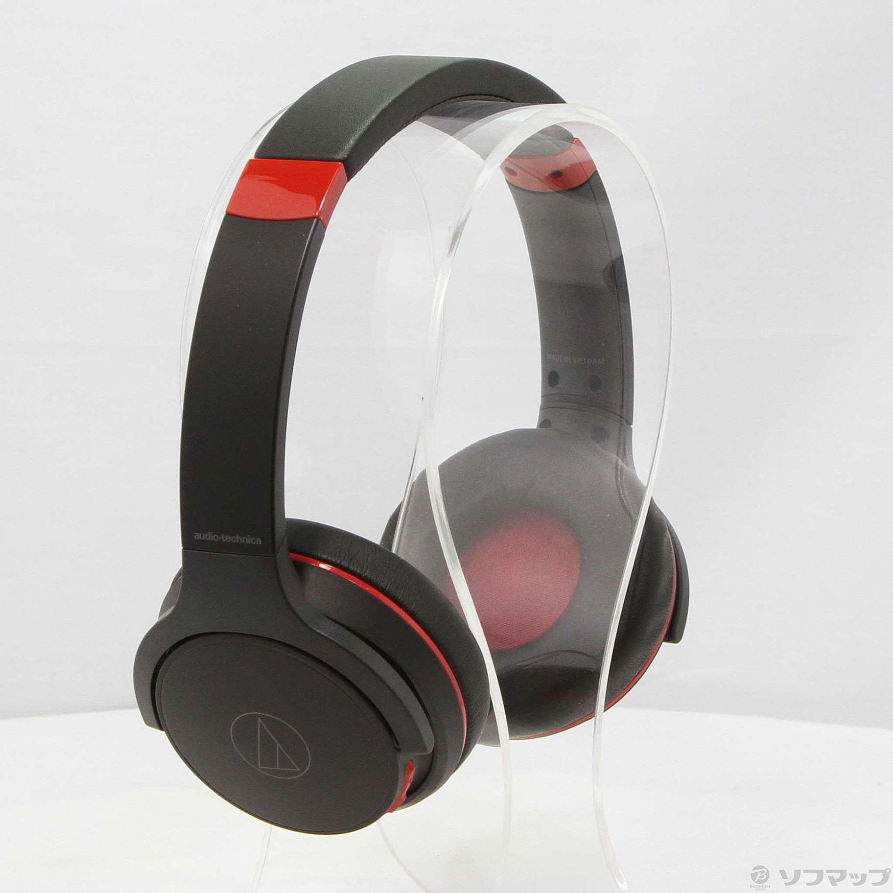 Audio-Technica ワイヤレスヘッドホン ブラック/レッド Audio-Technica ワイヤレスヘッドホン ブラック/レッド 【公式通販】