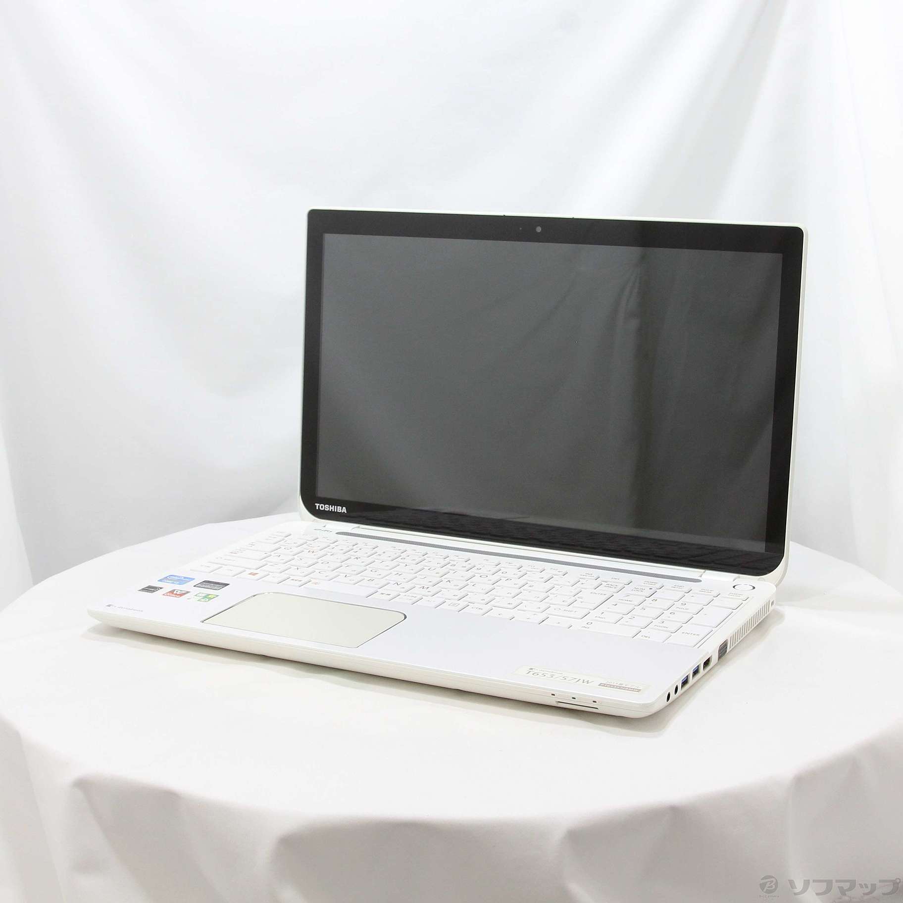 格安安心パソコン dynabook T653／57JW PT65357JBMW リュクスホワイト