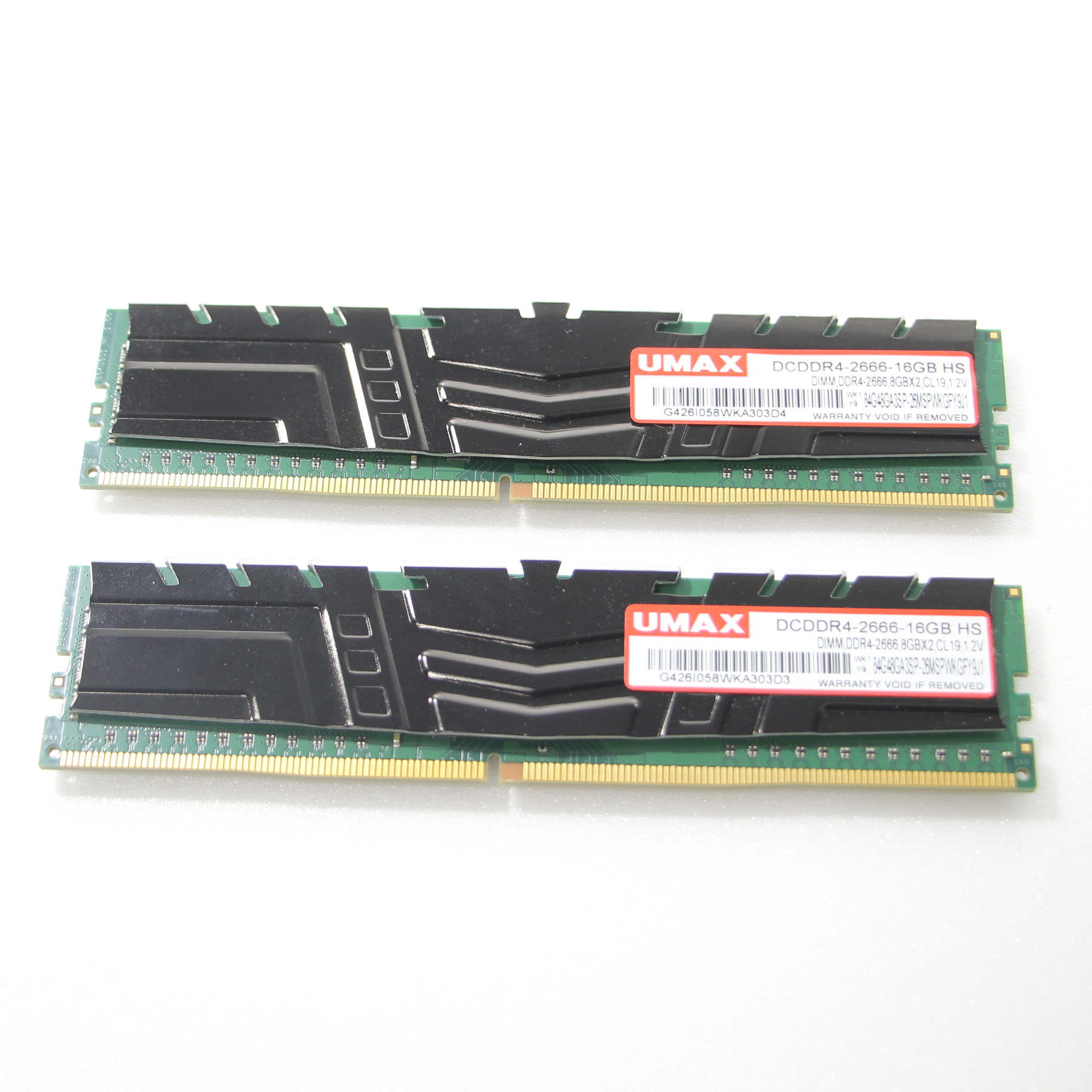 8GB枚数UMAX DCDDR4-2666-16GB メモリ