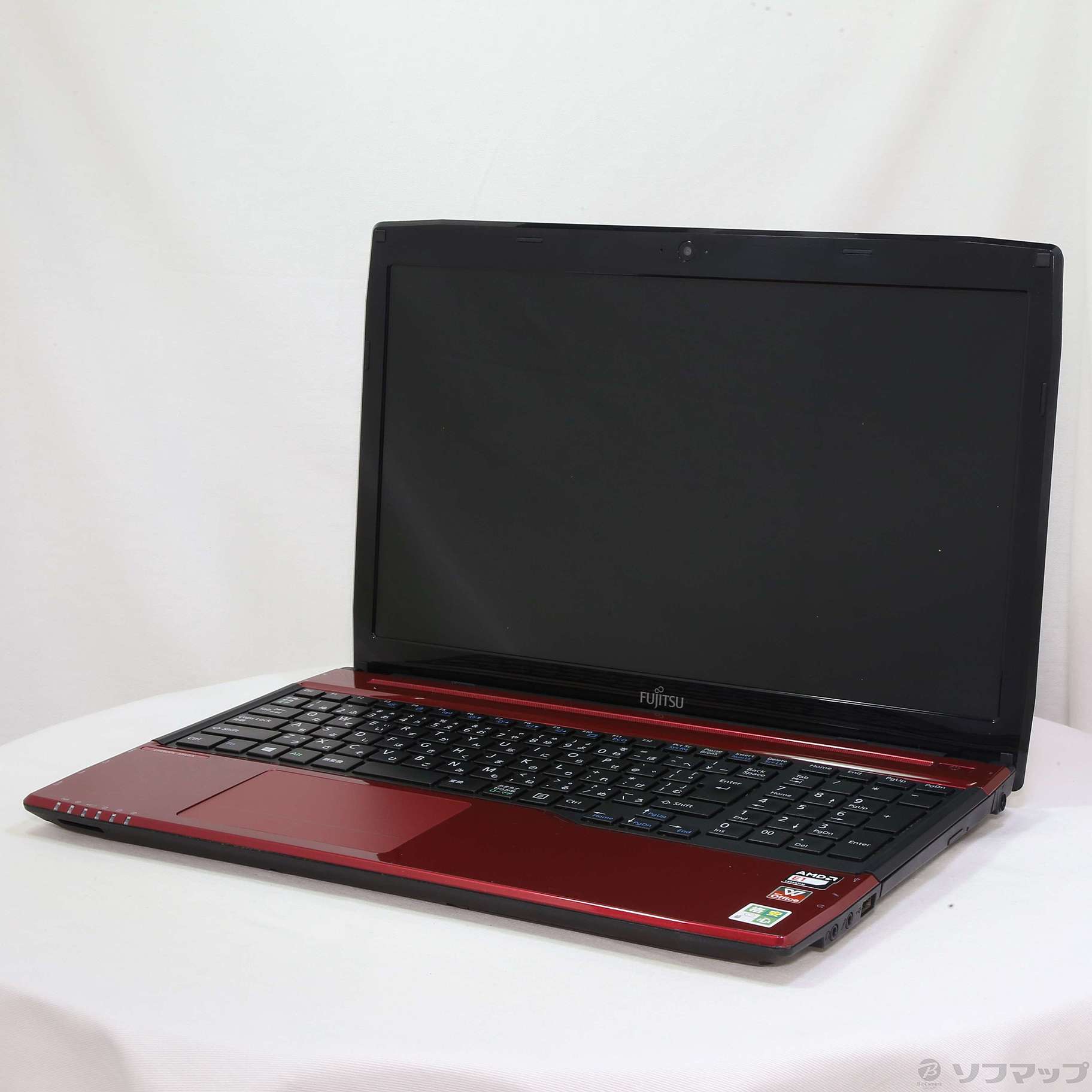 格安安心パソコン LIFEBOOK AH40／S FMVA40SRJ ルビーレッド