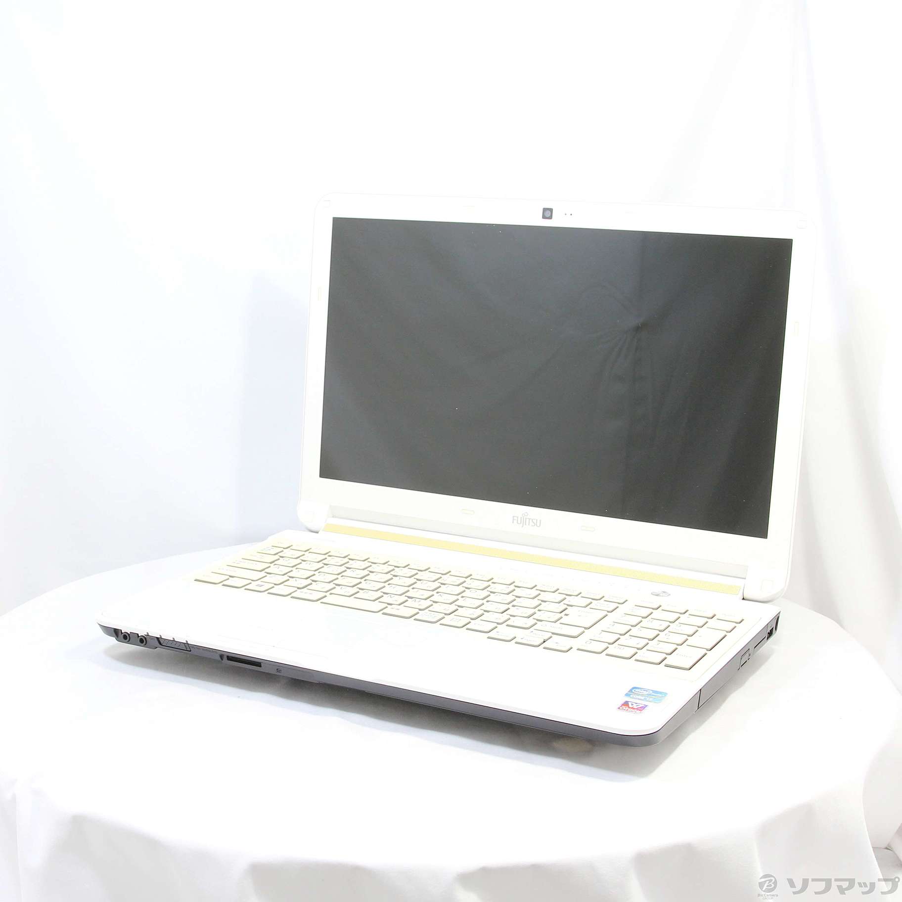 格安安心パソコン LIFEBOOK AH53／K FMVA53KWP アーバンホワイト ※バッテリー完全消耗