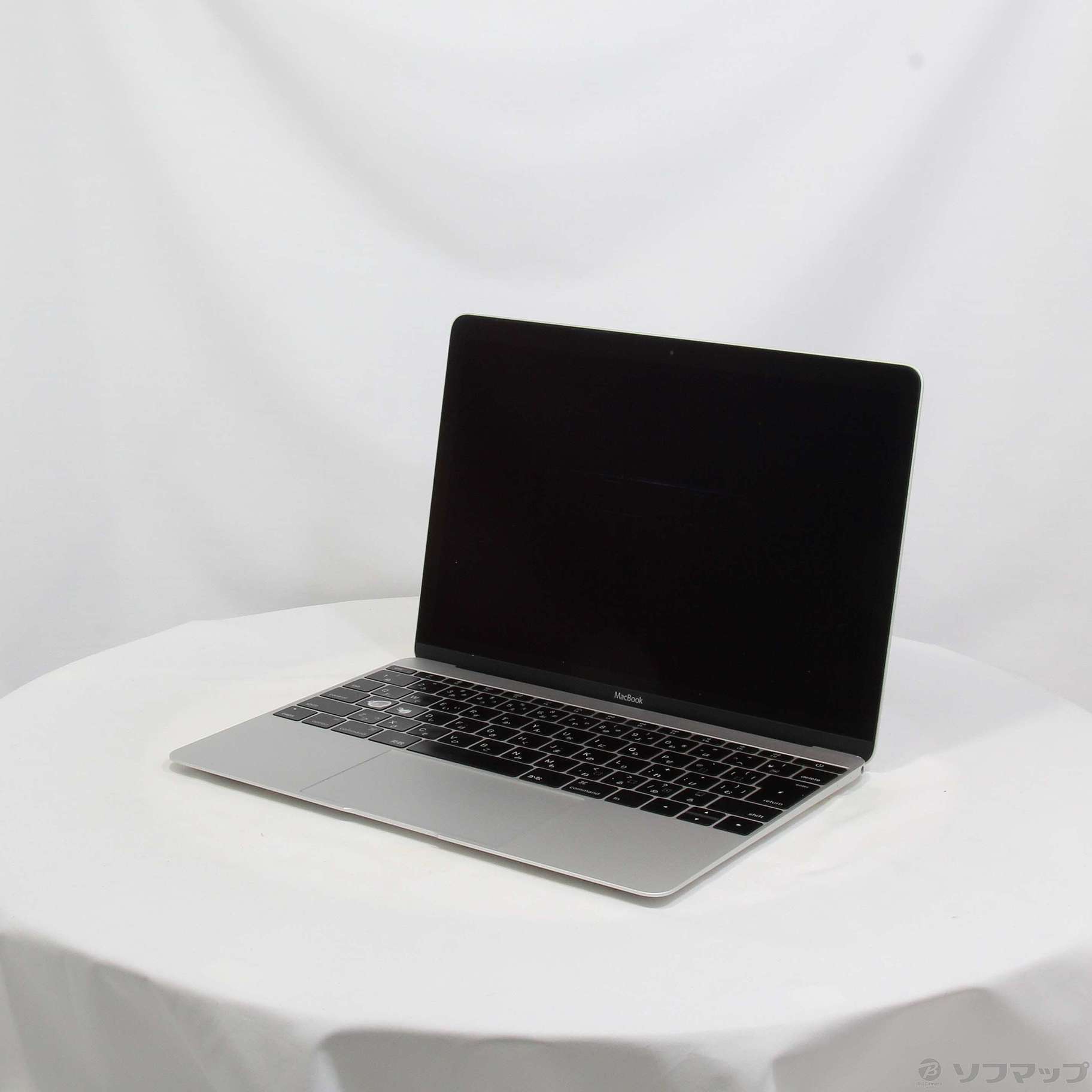 〔中古品（難あり）〕 MacBook 12-inch Early 2015 MF865J／A Core_M 1.2GHz 8GB SSD512GB  シルバー 〔10.15 Catalina〕