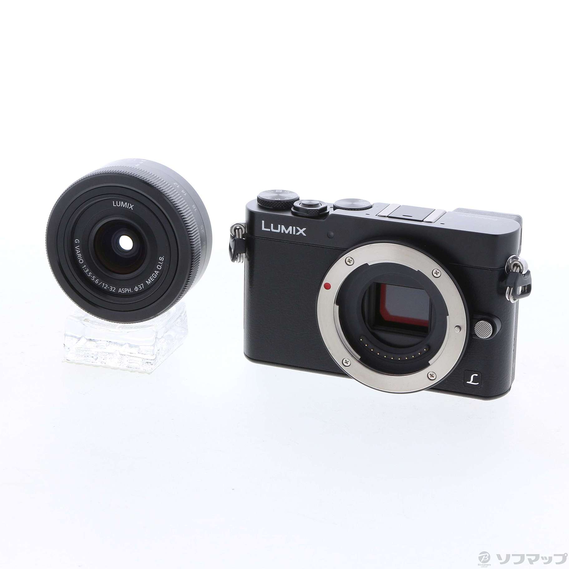 中古】LUMIX DMC-GM5K-K レンズキット ブラック [2133041010931