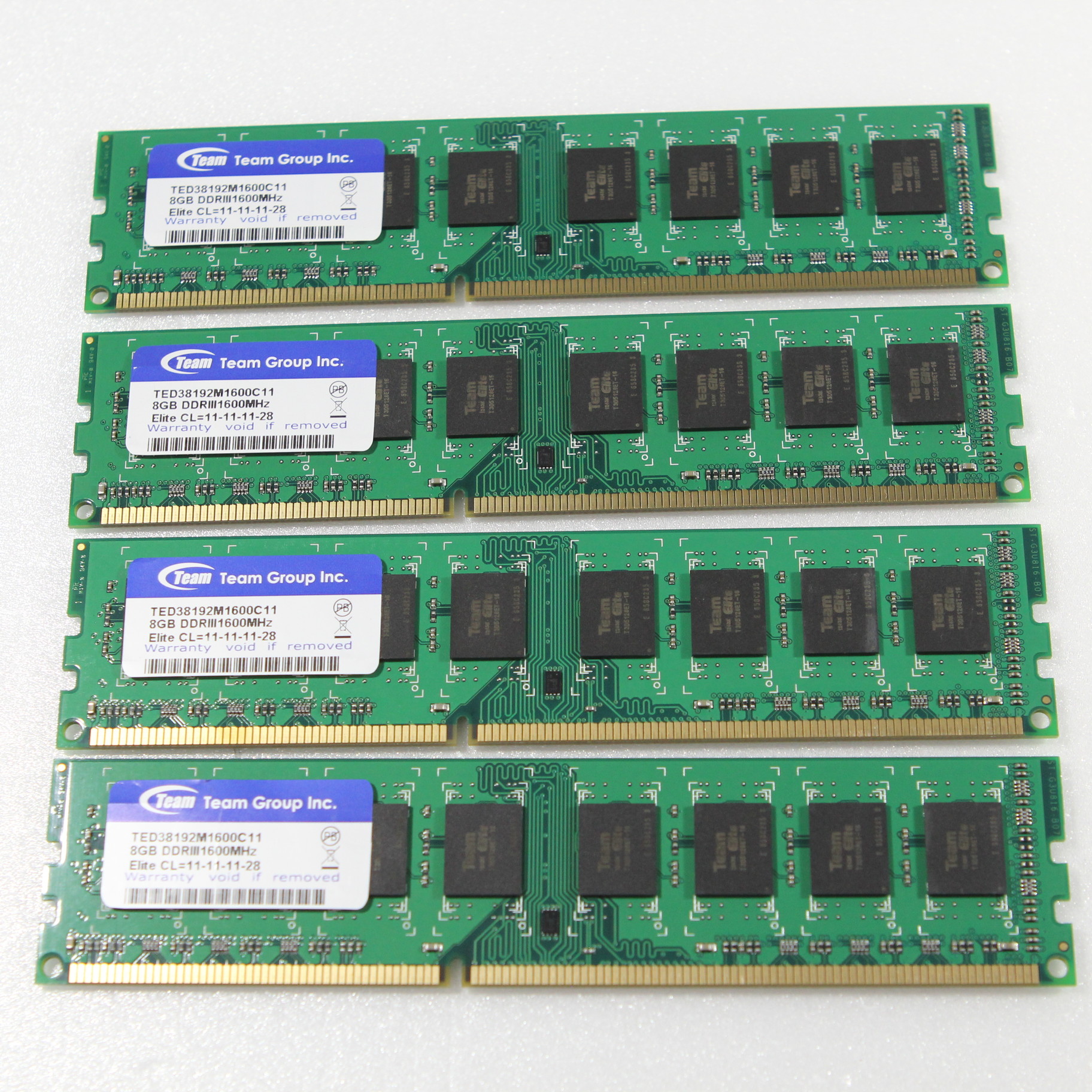 240P DDR3 PC3-12800 DDR3-1600 32GB 8GB×4枚組