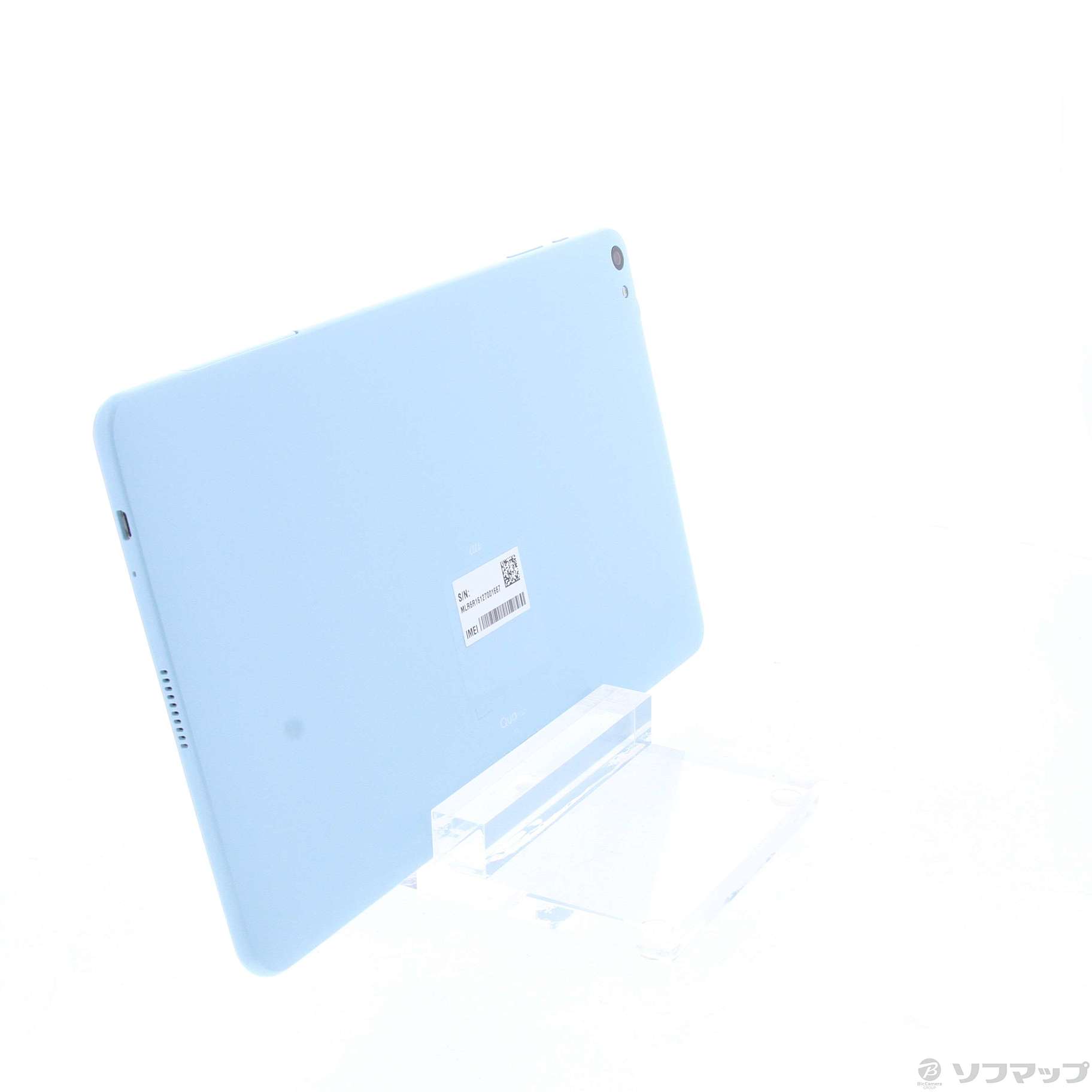 中古】Qua tab 02 16GB エアリーブルー HWT31 au [2133041012553