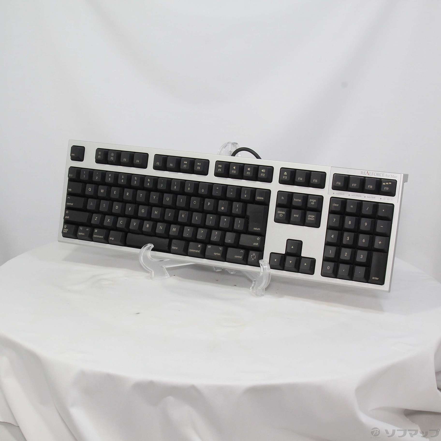 中古】REALFORCE SA for Mac R2SA-JP3M-BK ブラック&シルバー