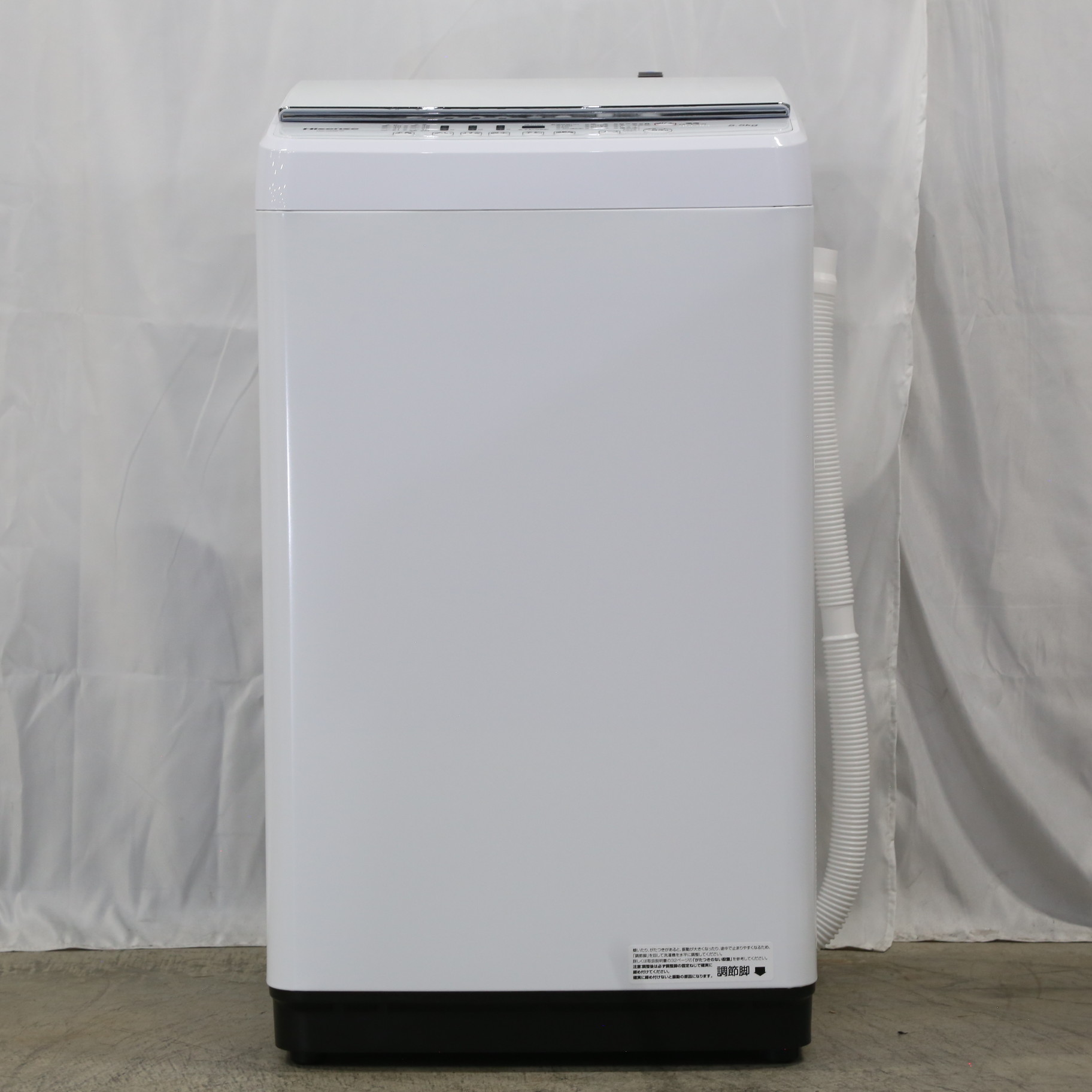 中古】〔展示品〕 全自動洗濯機 ホワイト HW-G55B-W ［洗濯5.5kg 