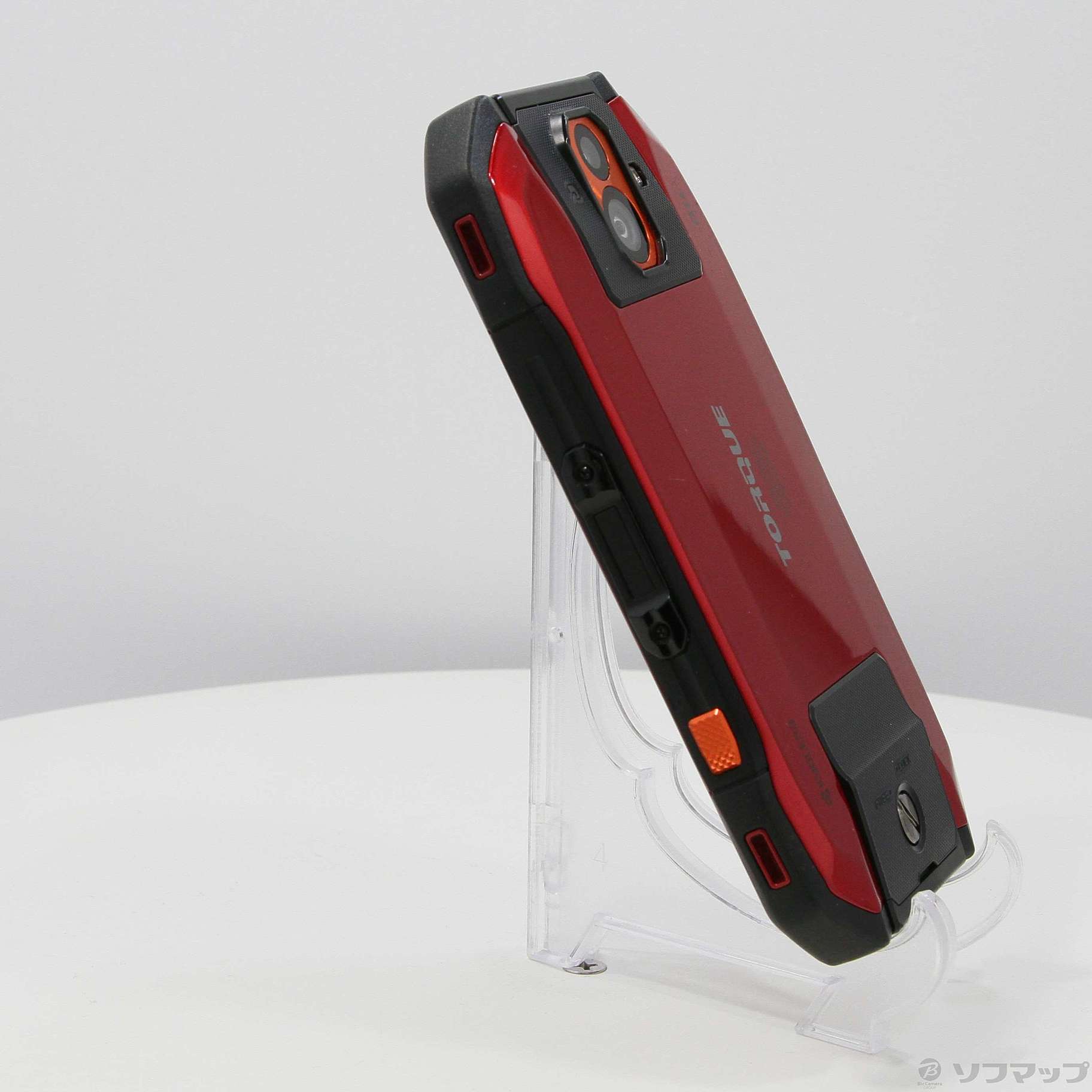 TORQUE G04 KYV46 赤色 SIMロック解除済み 着せ替え付 g04 ムスビー｜美品 京セラ TORQUE G04 KYV46 レッド au SIMロック