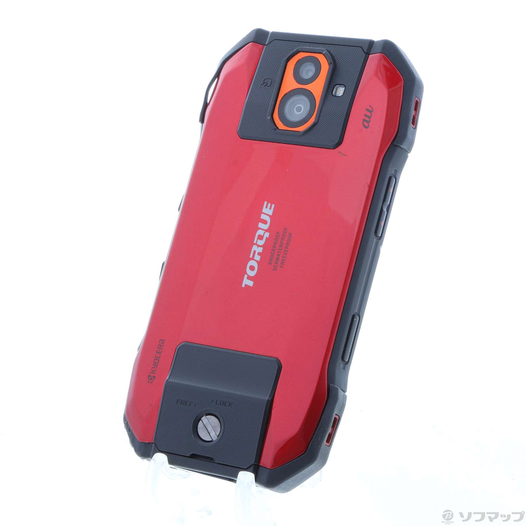 中古 Torque G04 64gb レッド Kyv46 Auロック解除simフリー 09 09 金 値下げ リコレ ソフマップの中古通販サイト