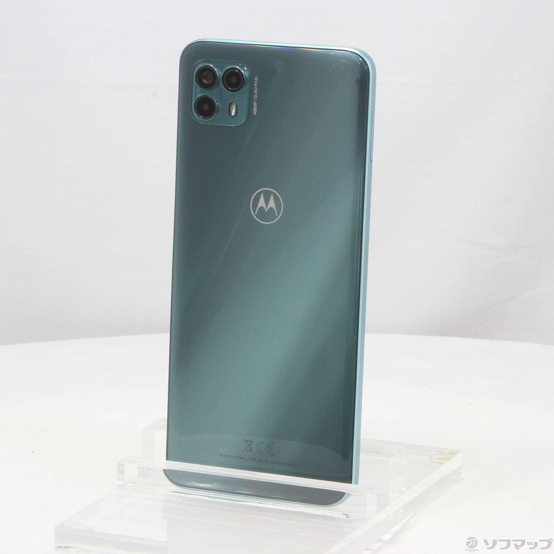 中古】moto g50 5G 128GB テンダーグリーン PAR70001JP SIMフリー