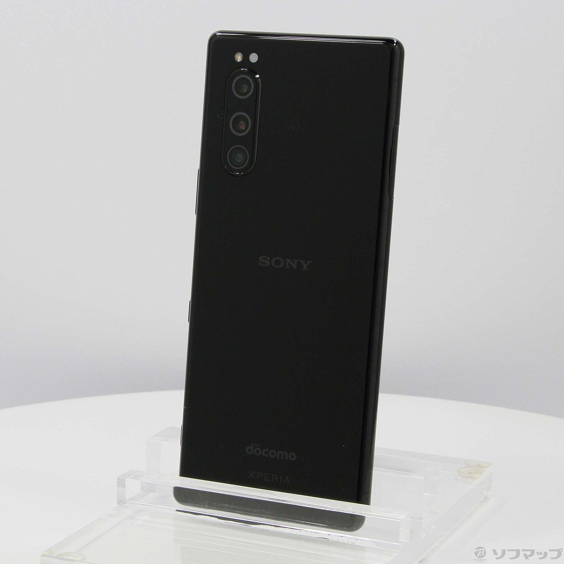 中古】Xperia 5 64GB ブラック SO-01M docomoロック解除SIMフリー