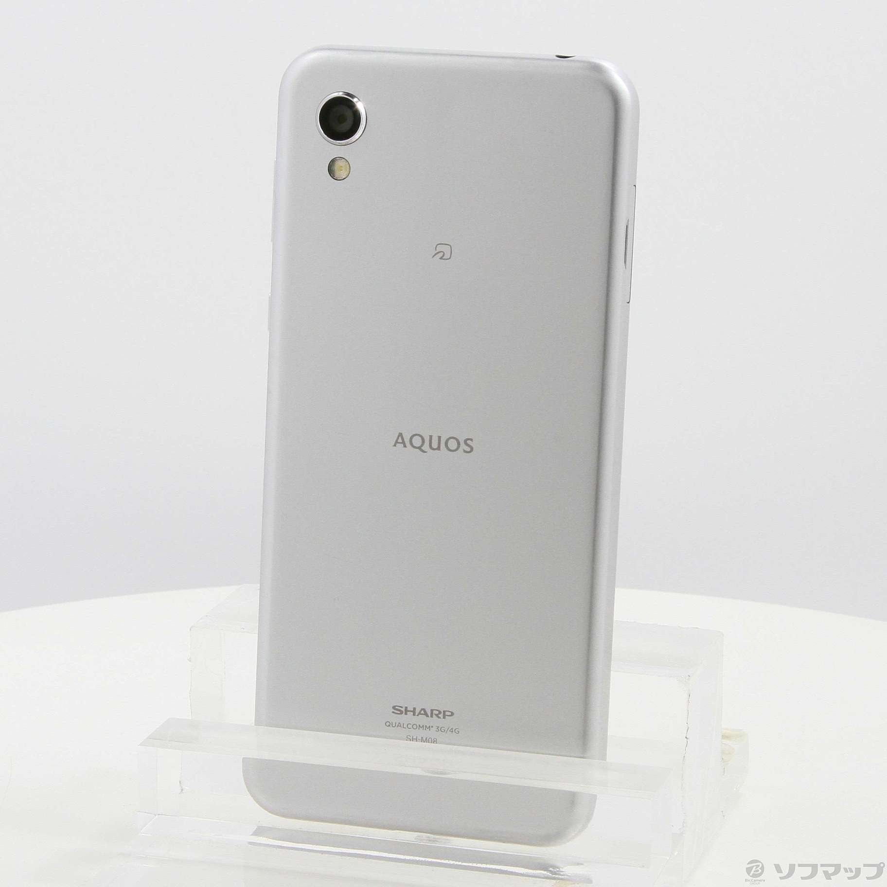 AQUOS sense2 SH-M08 ホワイトシルバー SIMフリースマートフォン本体 ...