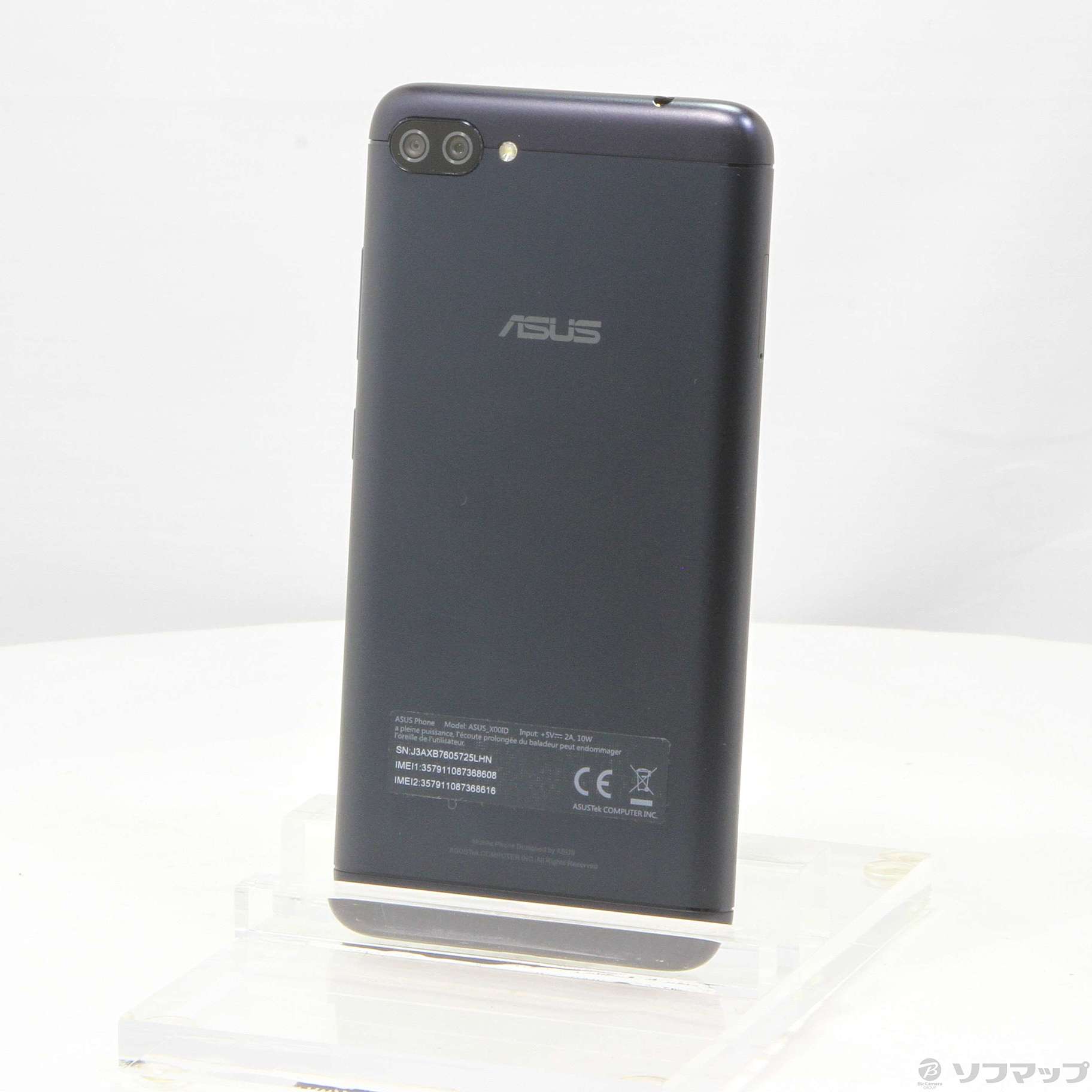 中古】ZenFone 4 Max Pro 32GB ネイビーブラック ZC554KL-BK32S4BKS