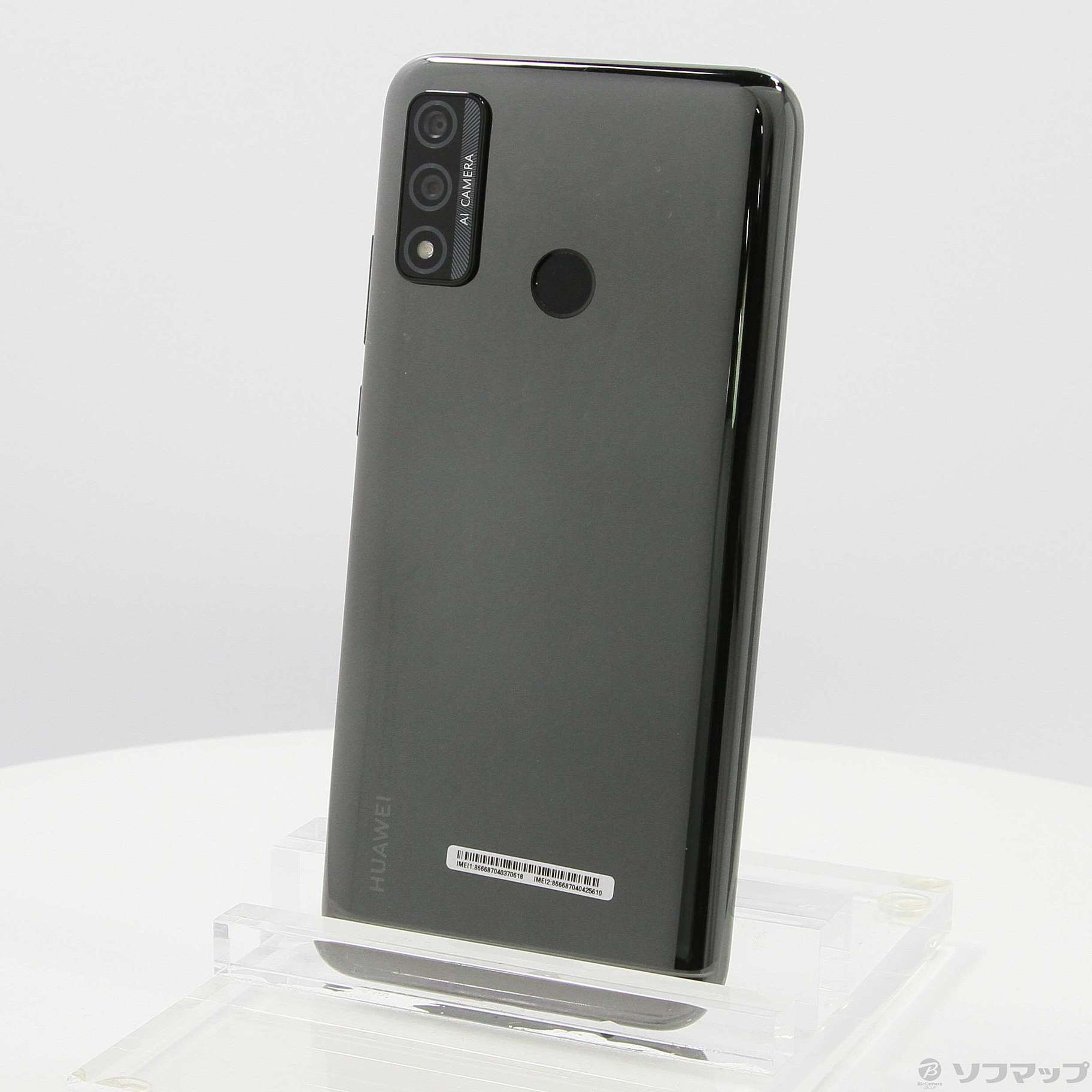 中古】〔展示品〕 HUAWEI nova lite 3+ 128GB ミッドナイトブラック ...