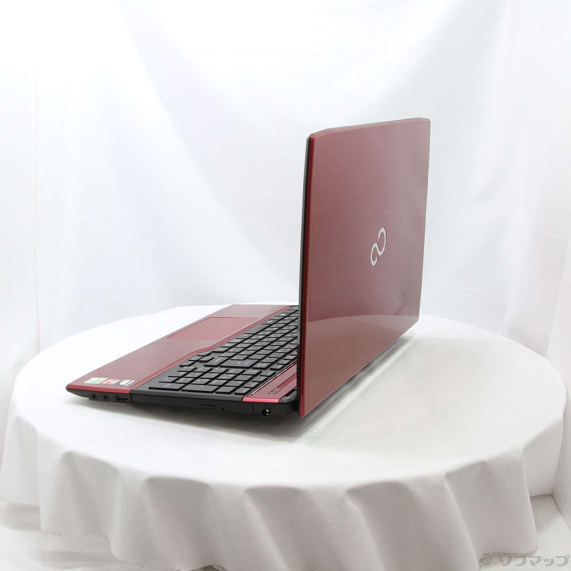 中古】格安安心パソコン LIFEBOOK AH40／S FMVA40SRJ ルビーレッド