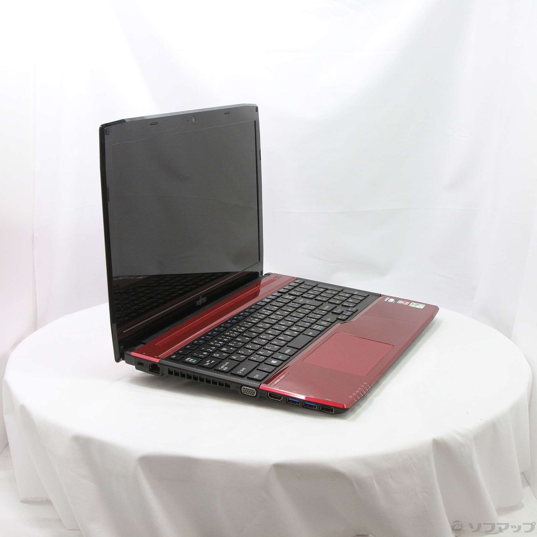 ノートパソコン PC 富士通 LIFEBOOK AH40/S レッド FUJITSU - ノート 