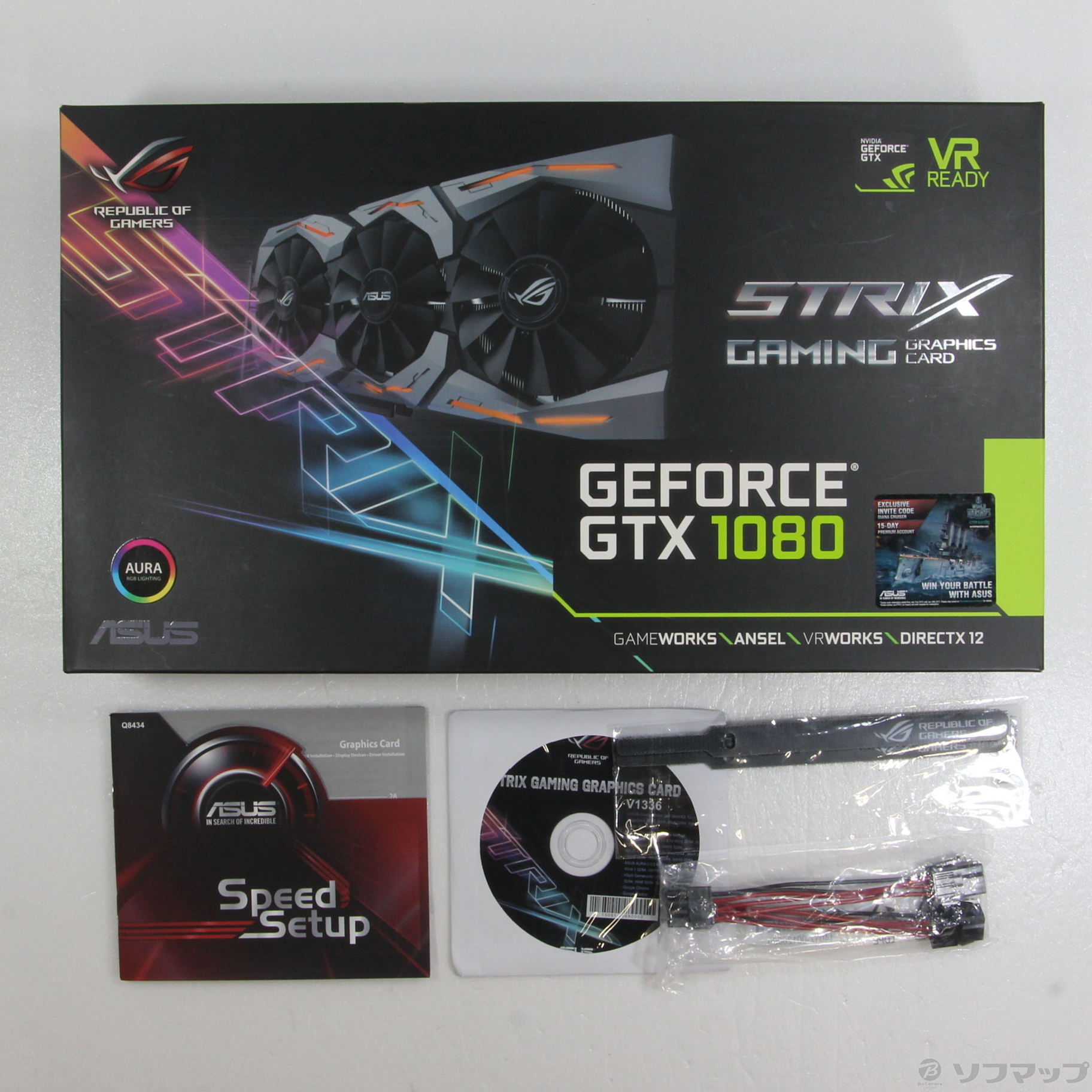 中古】ROG STRIX-GTX1080-O8G-GAMING PCIE GeForce GTX1080 8GB ...