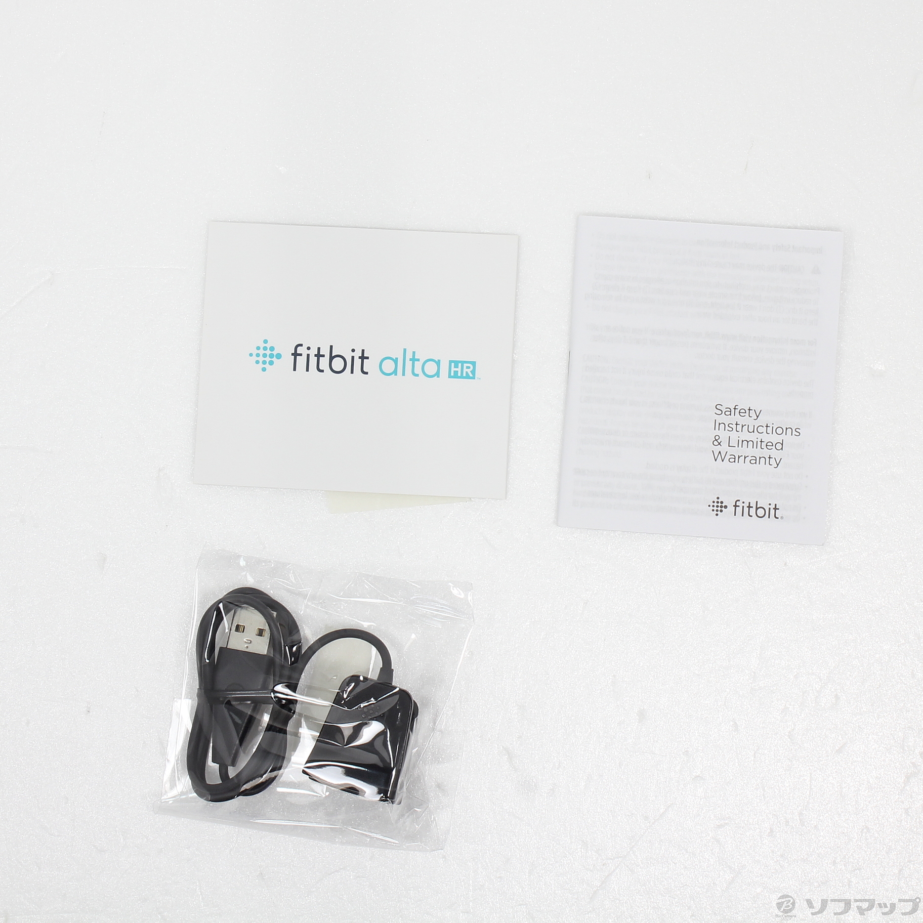 美品】fitbit alta HR ブラック Sサイズ-