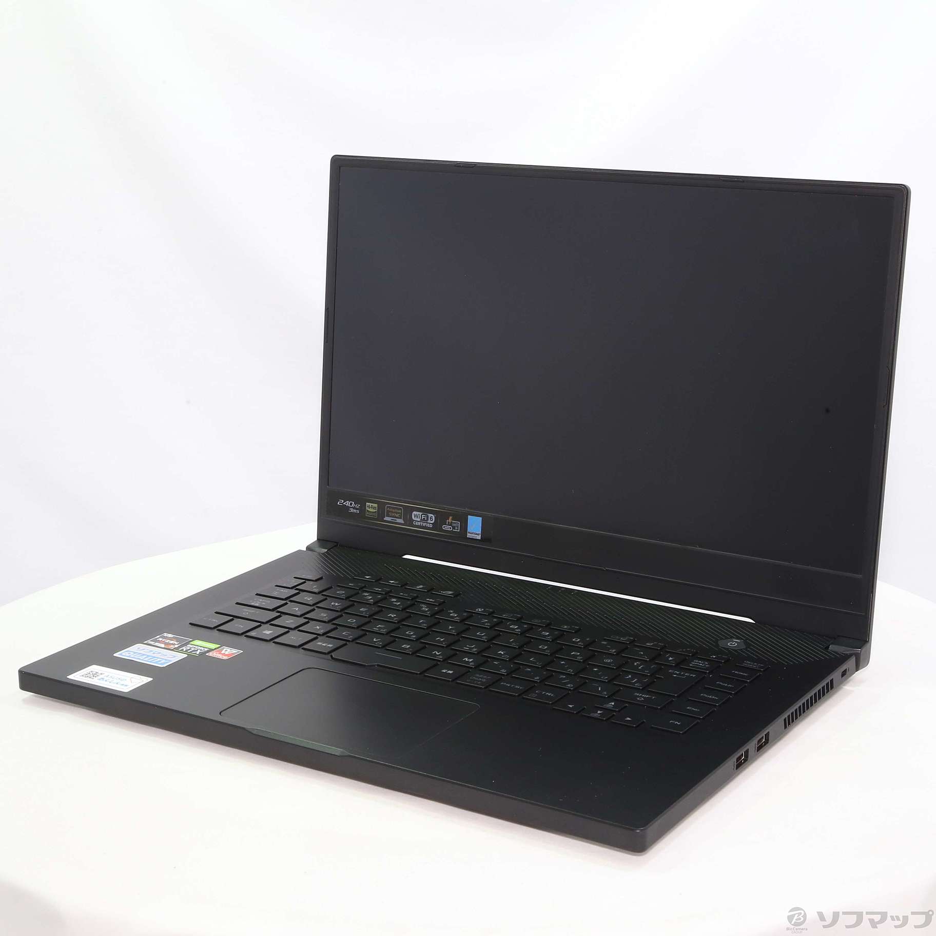 中古】ROG Zephyrus G15 GA502IV GA502IV-R7R2060 ブラック 〔Windows