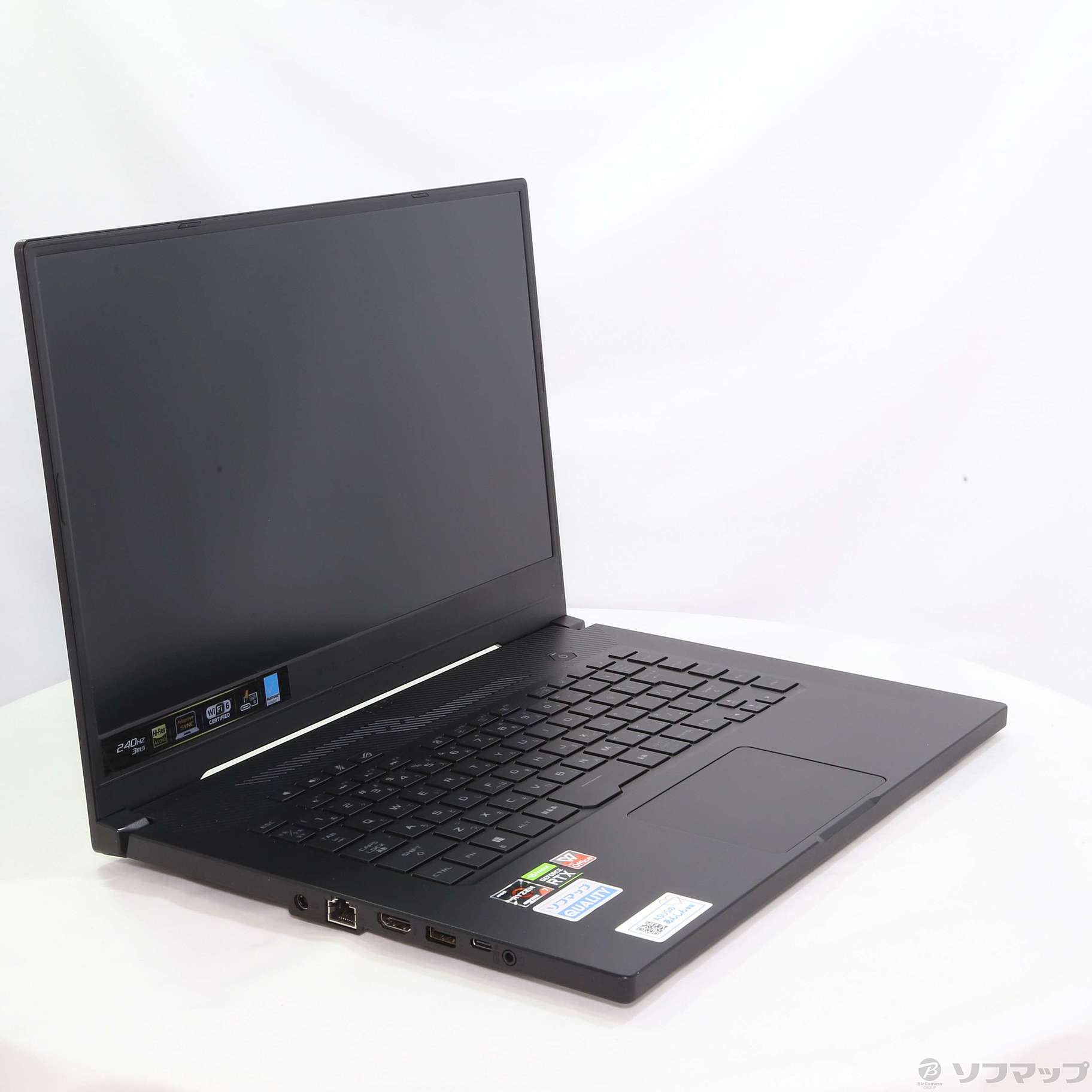 中古】ROG Zephyrus G15 GA502IV GA502IV-R7R2060 ブラック 〔Windows 