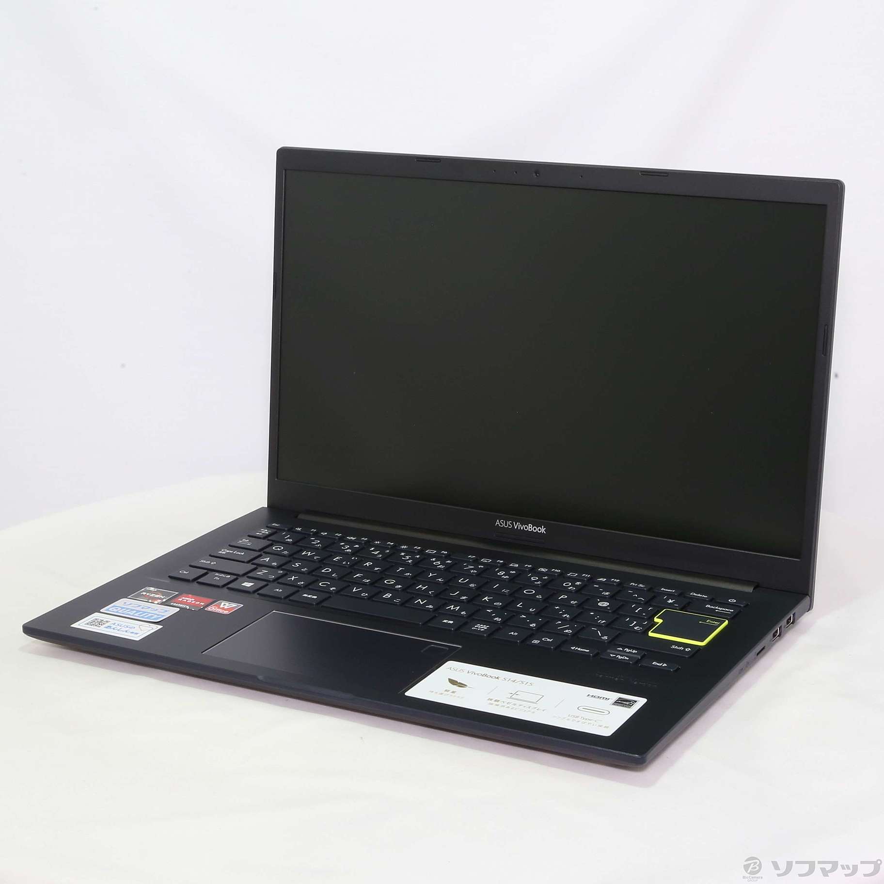 中古】VivoBook 14 M413DA M413DA-EK30BTS ビスポークブラック [2133041103626] -  リコレ！|ビックカメラグループ ソフマップの中古通販サイト