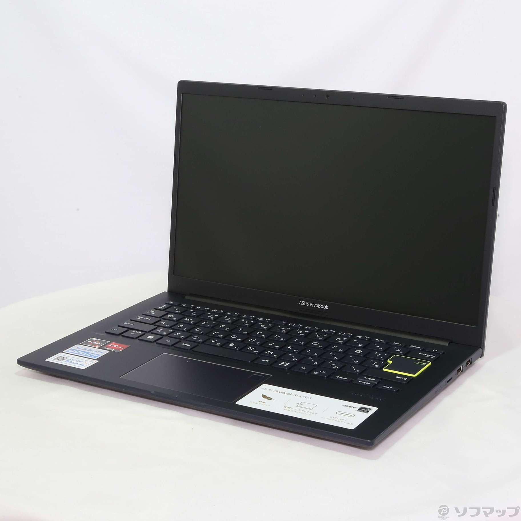 中古】VivoBook 14 M413DA M413DA-EK30BTS ビスポークブラック 