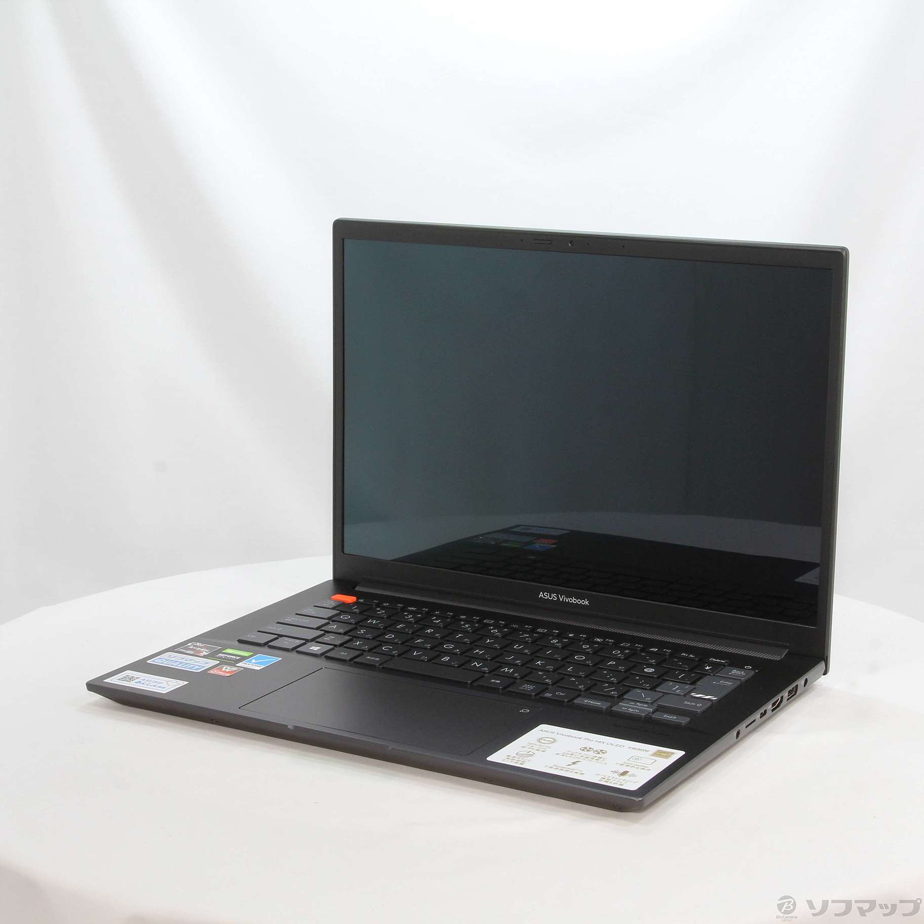 中古】Vivobook Pro 14X OLED M7400QC M7400QC-KM058W ブラック ◇07 