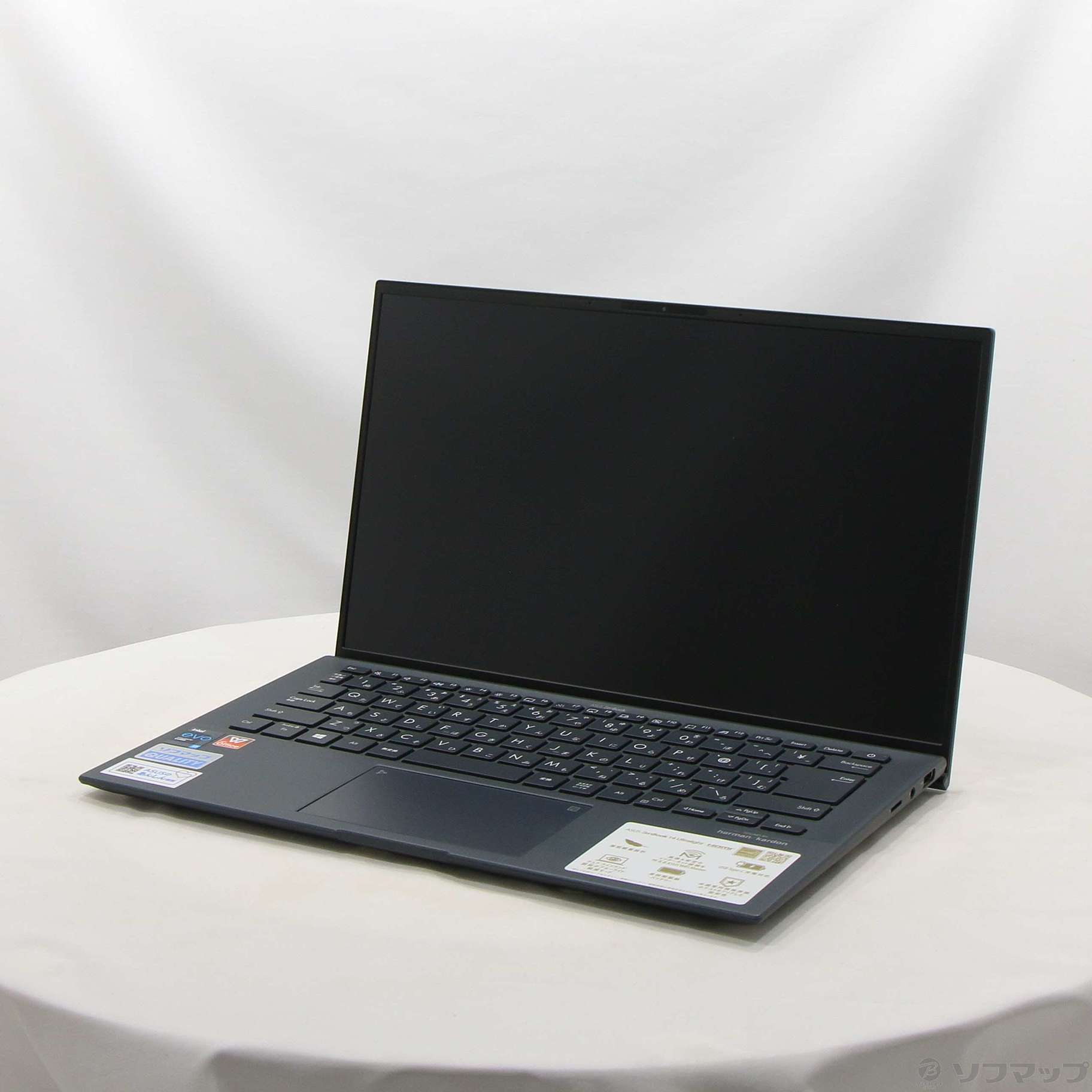 中古】ZenBook 14 Ultralight UX435EAL UX435EAL-KC099T パイングレー 