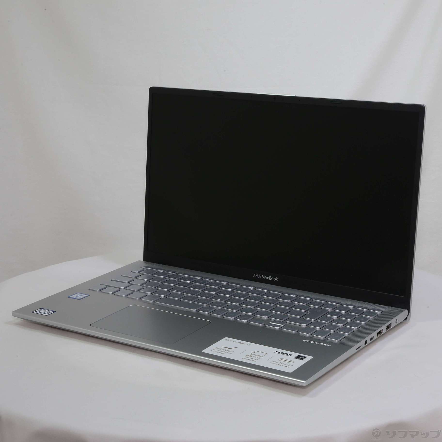 VivoBook 15 X512FA X512FA-EJ121TS トランスペアレントシルバー 〔Windows 10〕