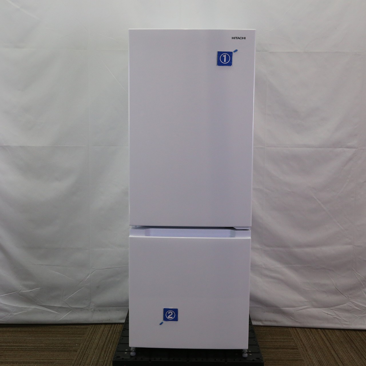 中古】〔展示品〕 冷蔵庫 パールホワイト RL-154RA-W ［2ドア ／右開き 