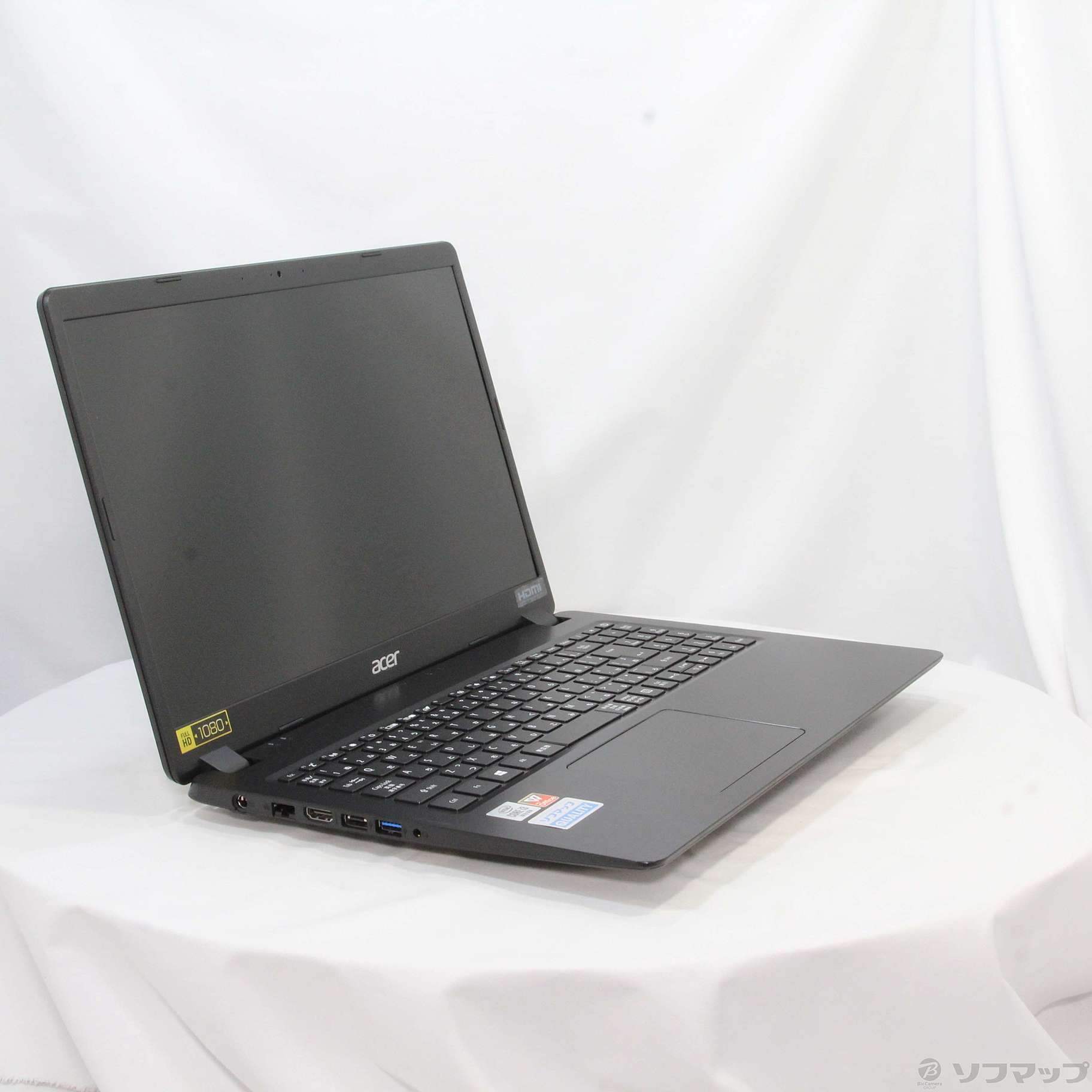中古】Aspire 3 A315-56-N38U／K シェールブラック 〔Windows 10 